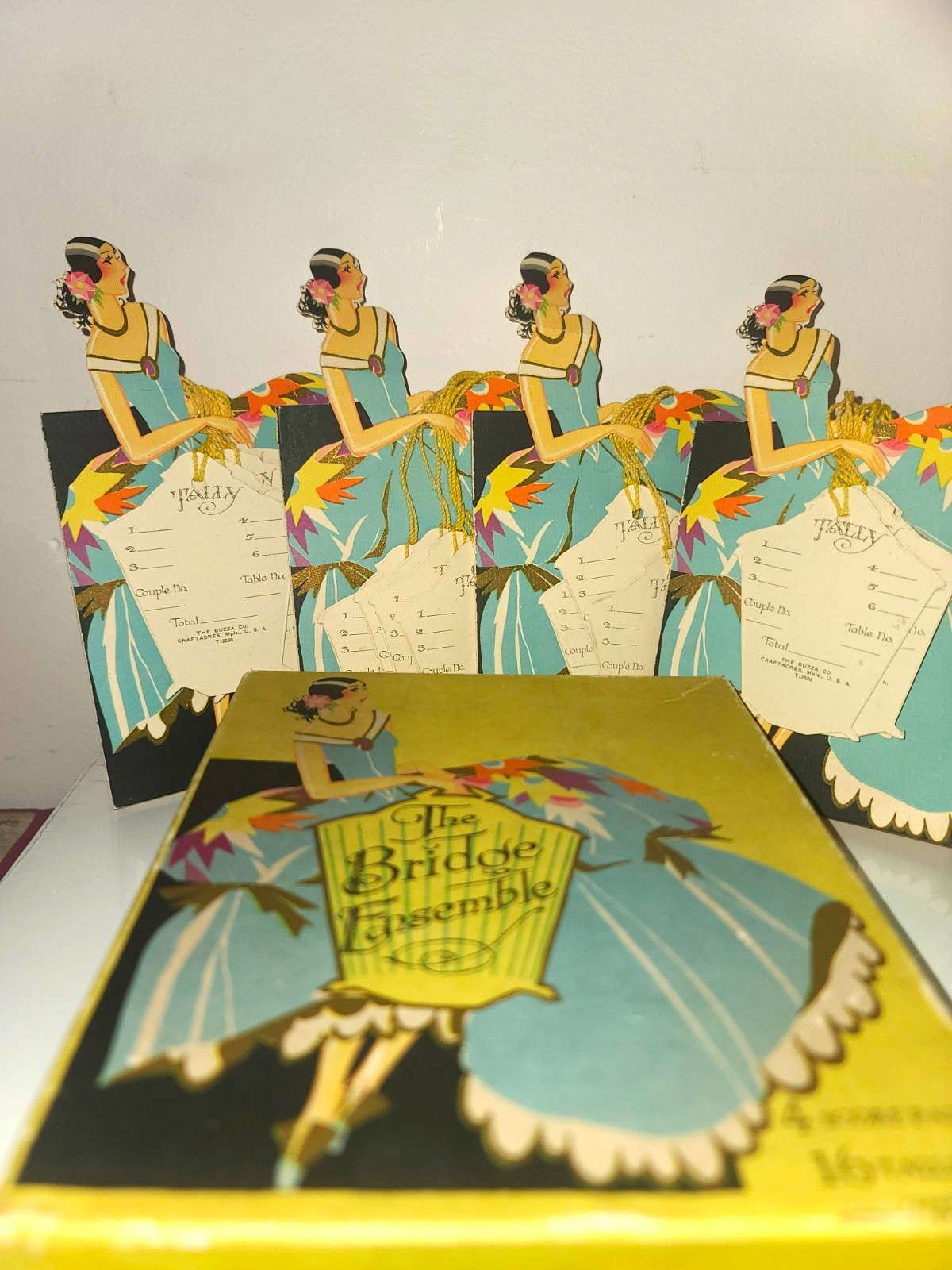Art Deco  1920\'s - 1930\'s The Bridge Ensemble Complete & Unused  Buzza Co Mpls 