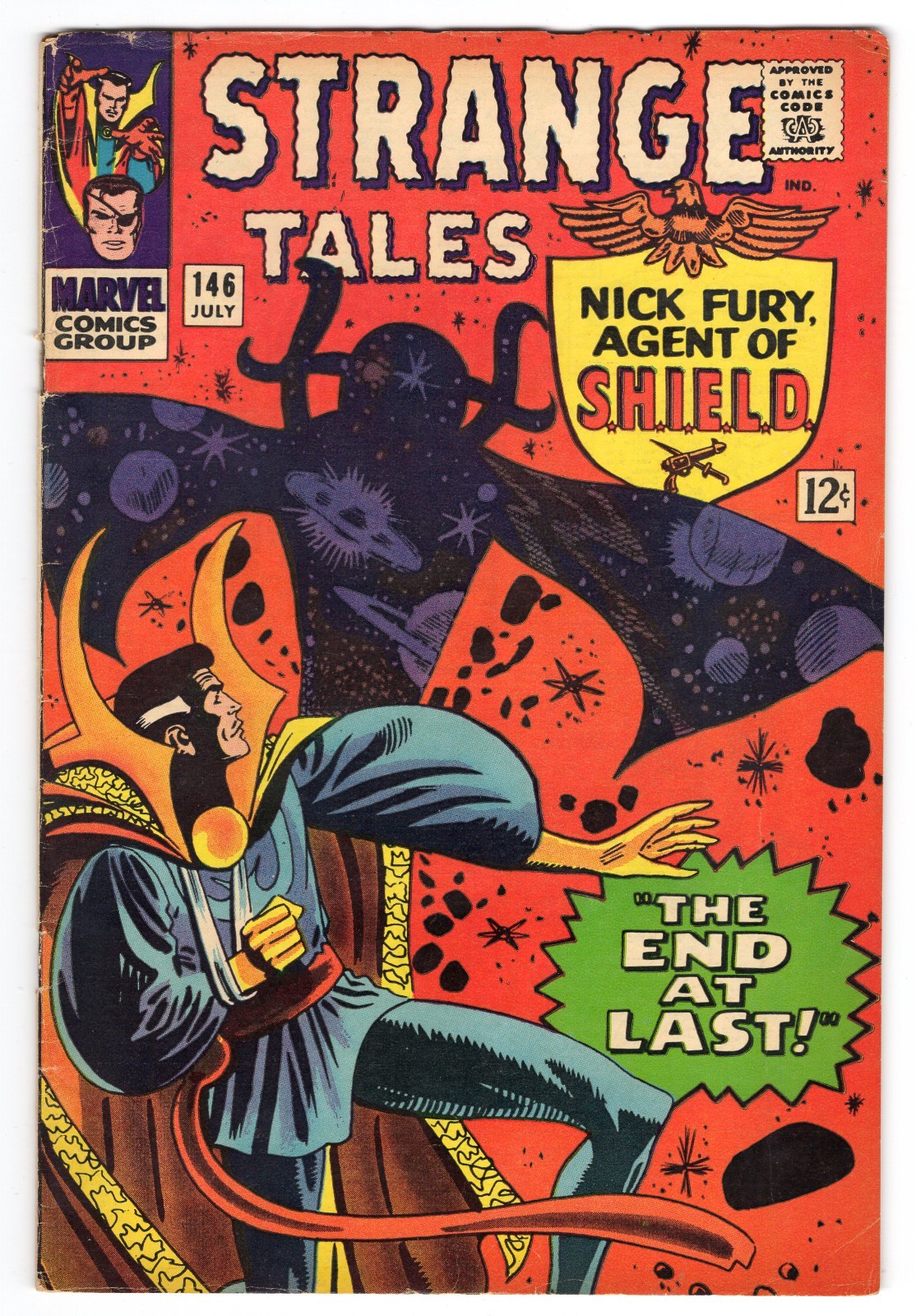 Strange Tales 146 1966 Marvel Comics VG+ 4.5 Eternity Cover Dormammu Nick Fury