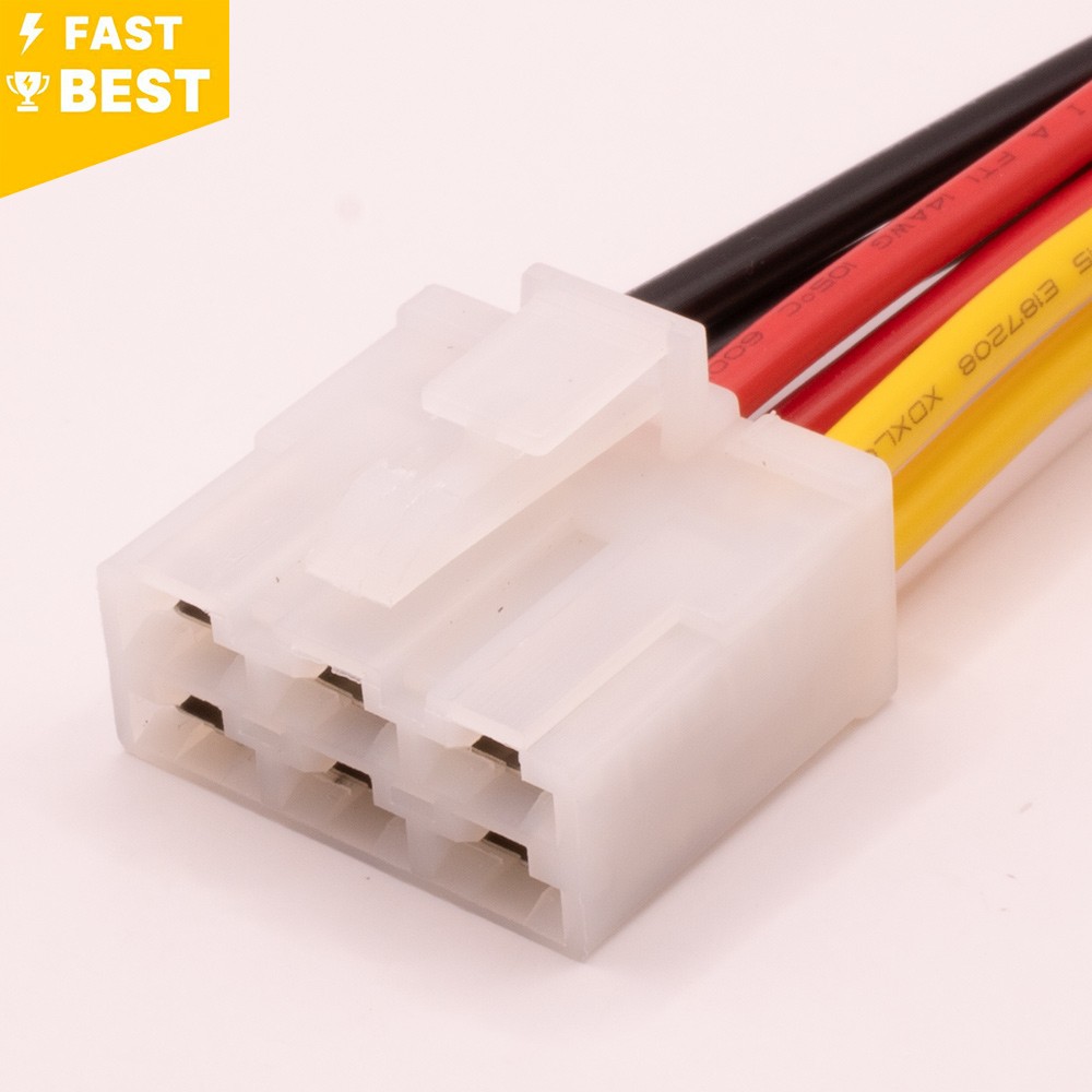 6-Pin Electrical Connector. Female. No waterproof