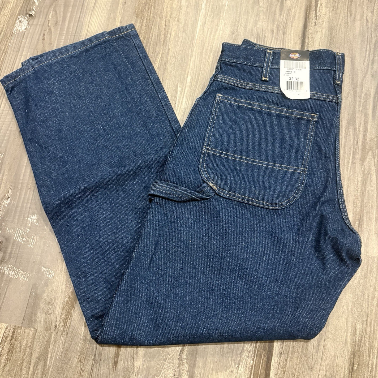 Dickies Industrial Carpenter Blue Jean LU200RNB 32X32 New with Tags