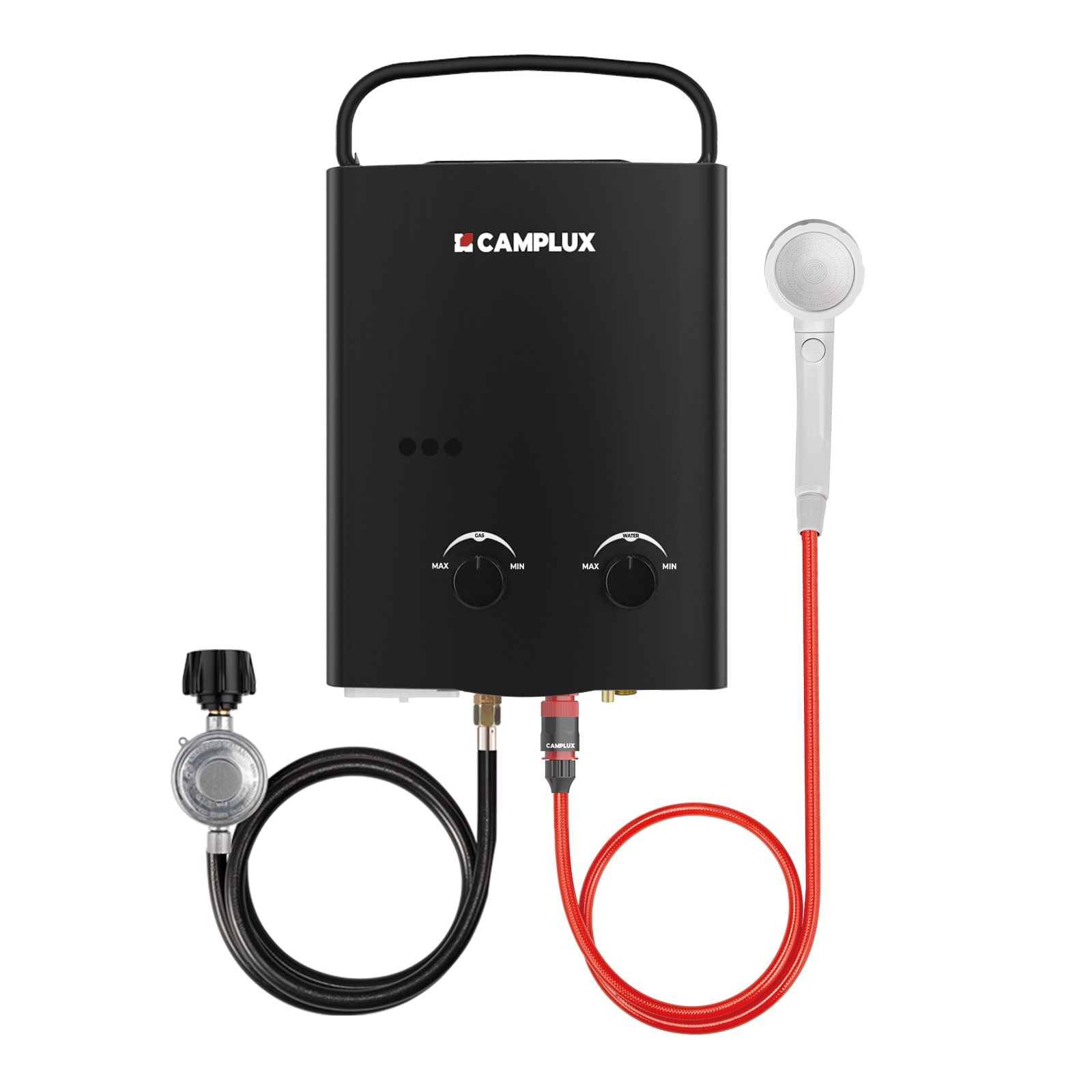 Camplux 5L 1.32GPM Tankless Water Heater Outdoor Propane RV Portable Shower Kit
