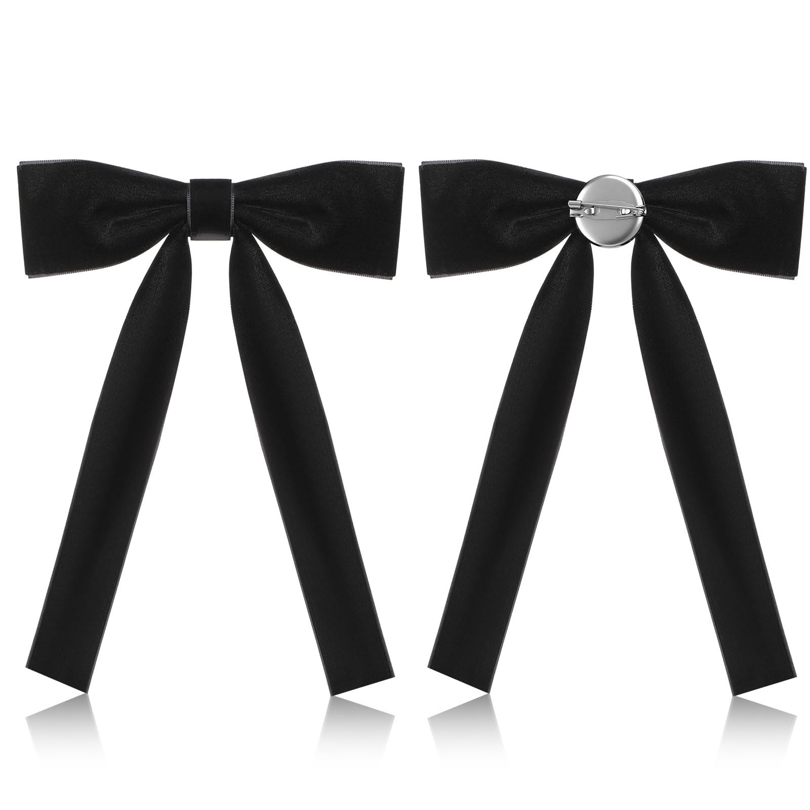 Geyoga 2 Pack Western Bow Ties for Men Colonel Tie Black One Size, Geyoga 2 Pack Western Bow Ties for Men Colonel Tie Black One Size,