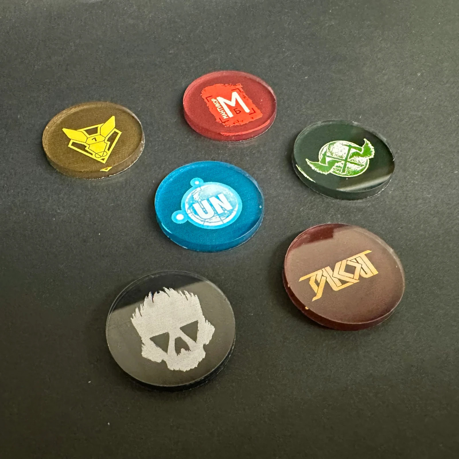 New BLKOUT Control Tokens BLKOUT Logo Sci-Fi Skirmish Wargame 32mm New BLKOUT Control Tokens BLKOUT Logo Sci-Fi Skirmish Wargame 32mm