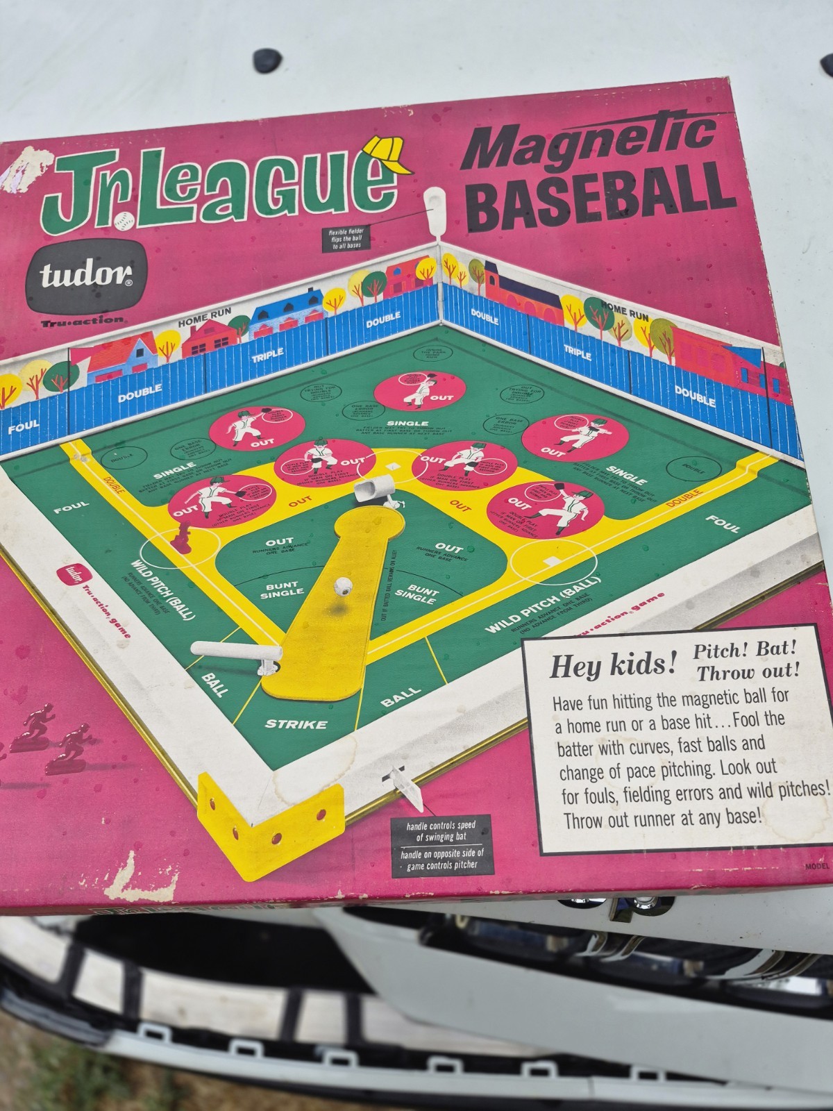 Vintage 1960s Jr League Magnetic Baseball Game Vintage 1960s Jr League Magnetic Baseball Game