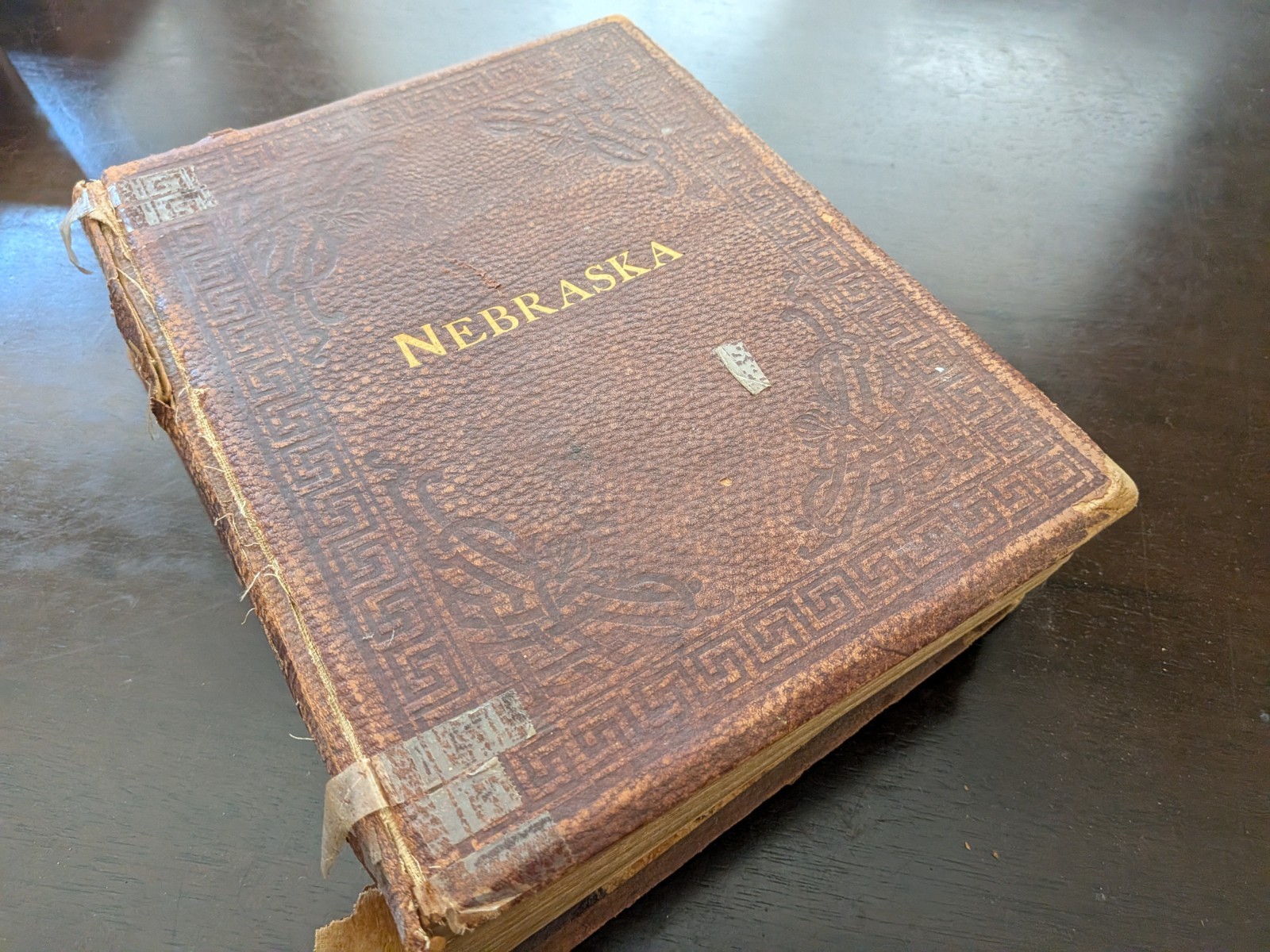 Antique Nebraska 1912 Compendium Of History Reminiscence Biography Rare Tome