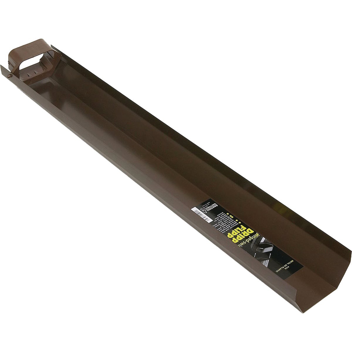 Amerimax 2 In. x 3 In. Brown Vinyl Dripper Flipper Splash Block 3703019 Amerimax