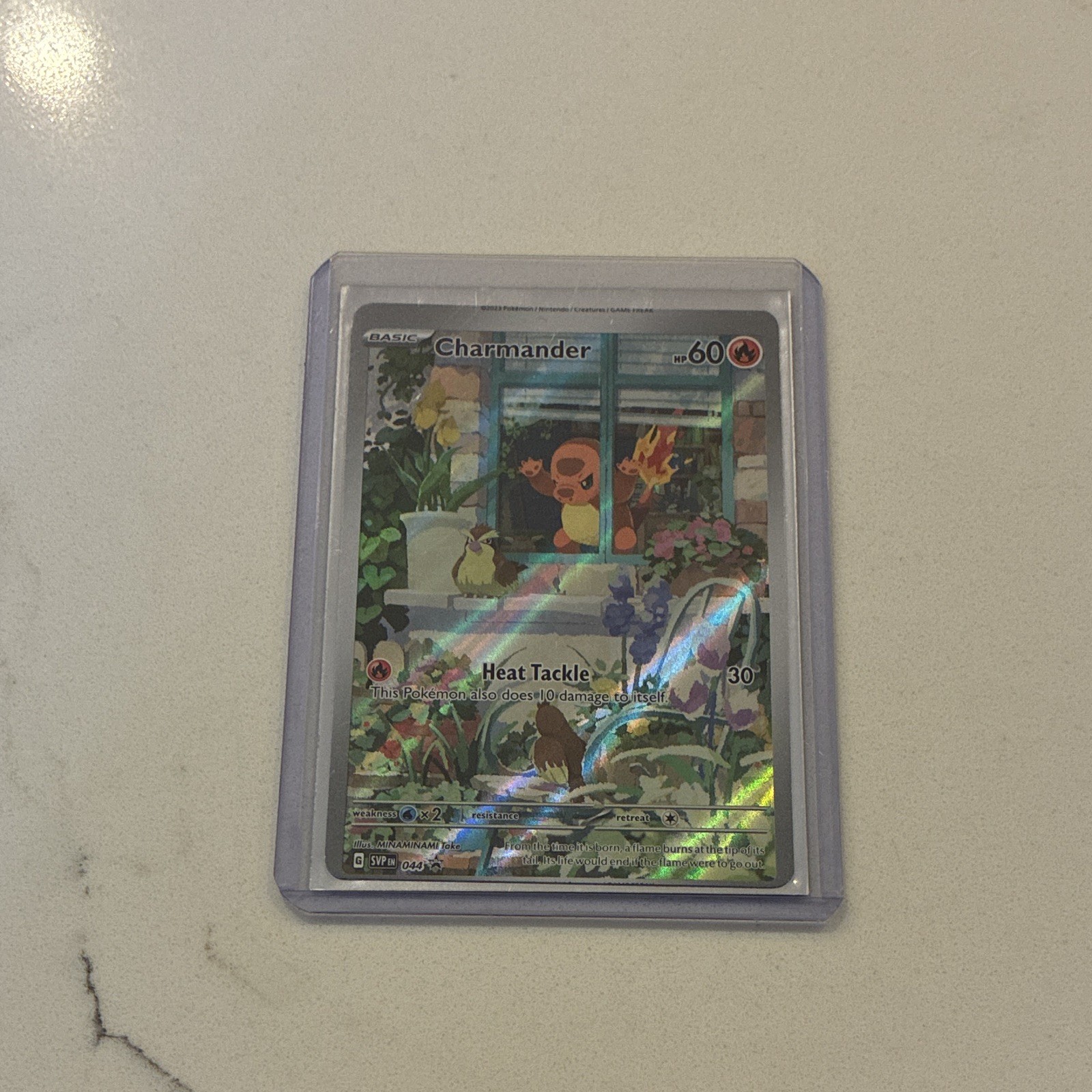 Charmander 044 SV Scarlet & Violet Promo Holo Pokemon Center Exclusive English Charmander 044 SV Scarlet & Violet Promo Holo Pokemon Center Exclusive English