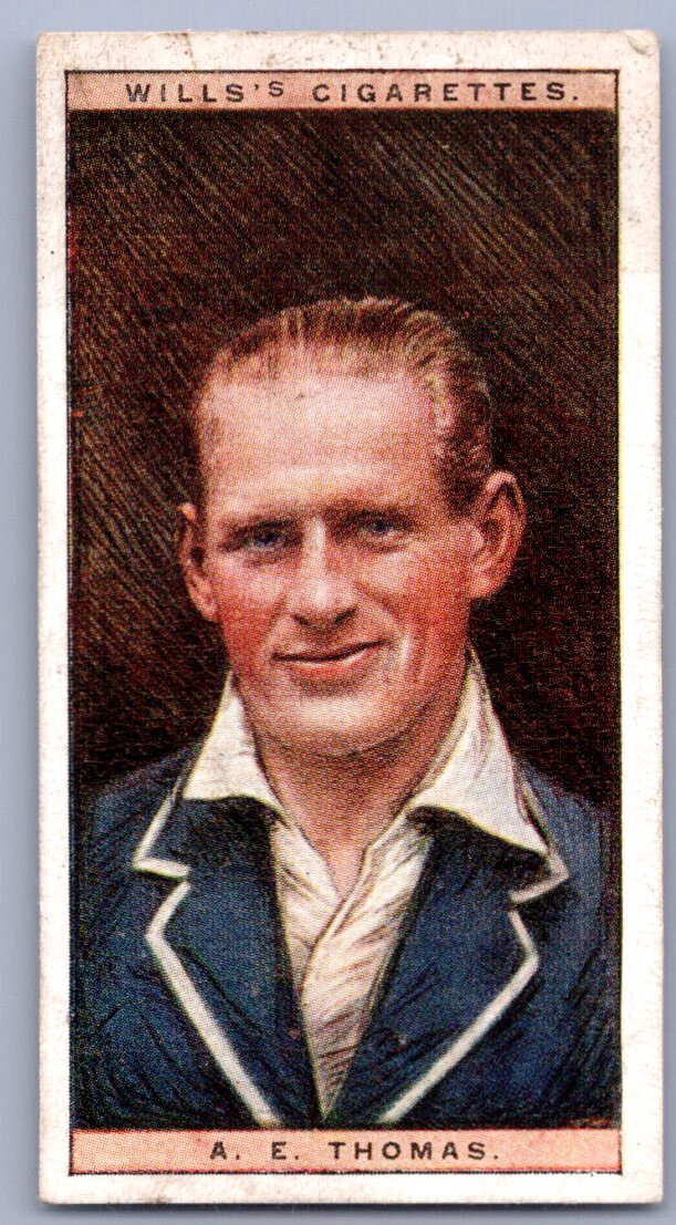 1929 Wills Cricketers - A.E. Thomas #46 1929 Wills Cricketers - A.E. Thomas #46