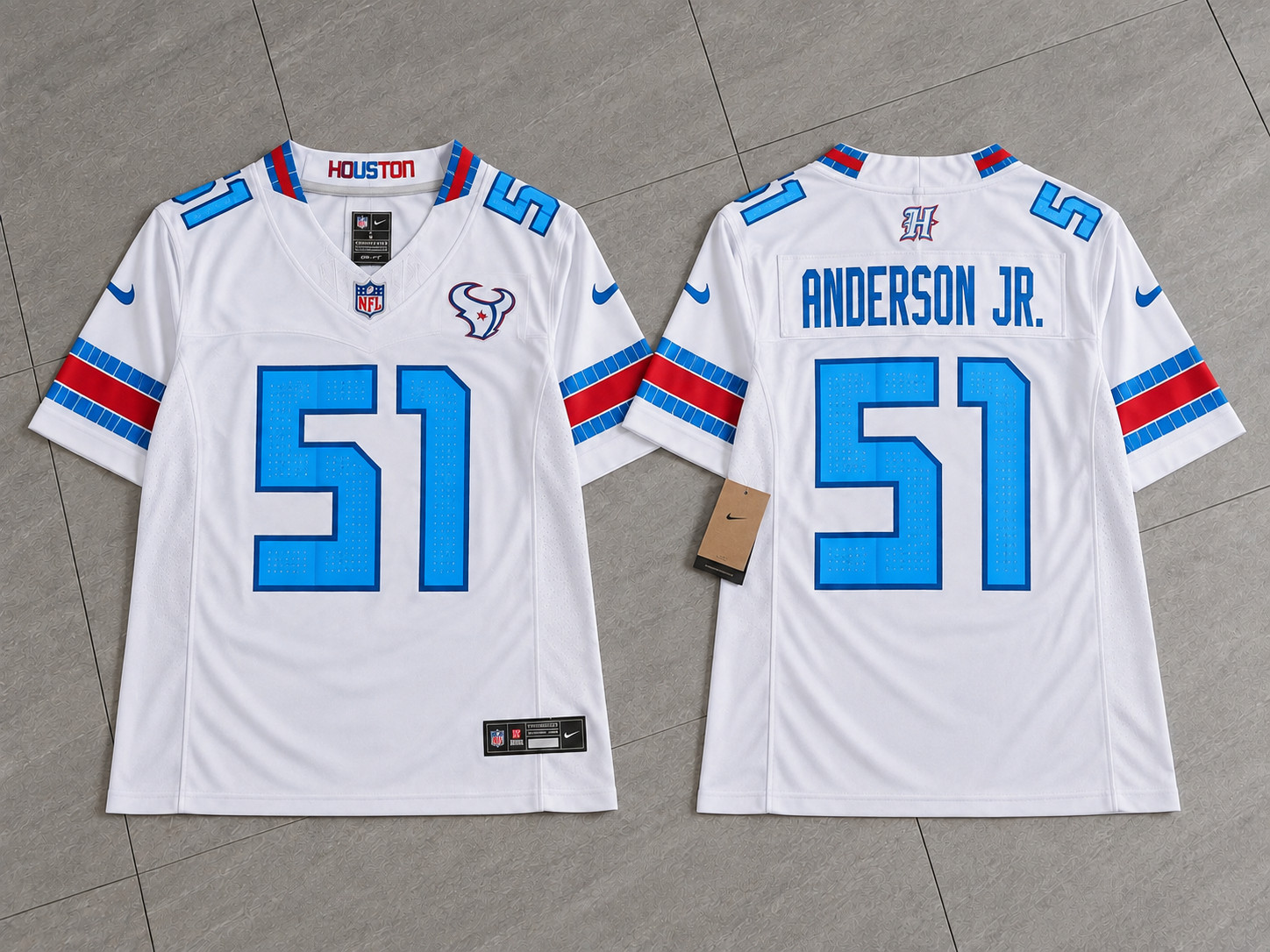 2026 Houston Texans Rivalry Jersey Will Anderson Jr. #51 Vapor F.U.S.E. Size XL 2026 Houston Texans Rivalry Jersey Will Anderson Jr. #51 Vapor F.U.S.E. Size XL