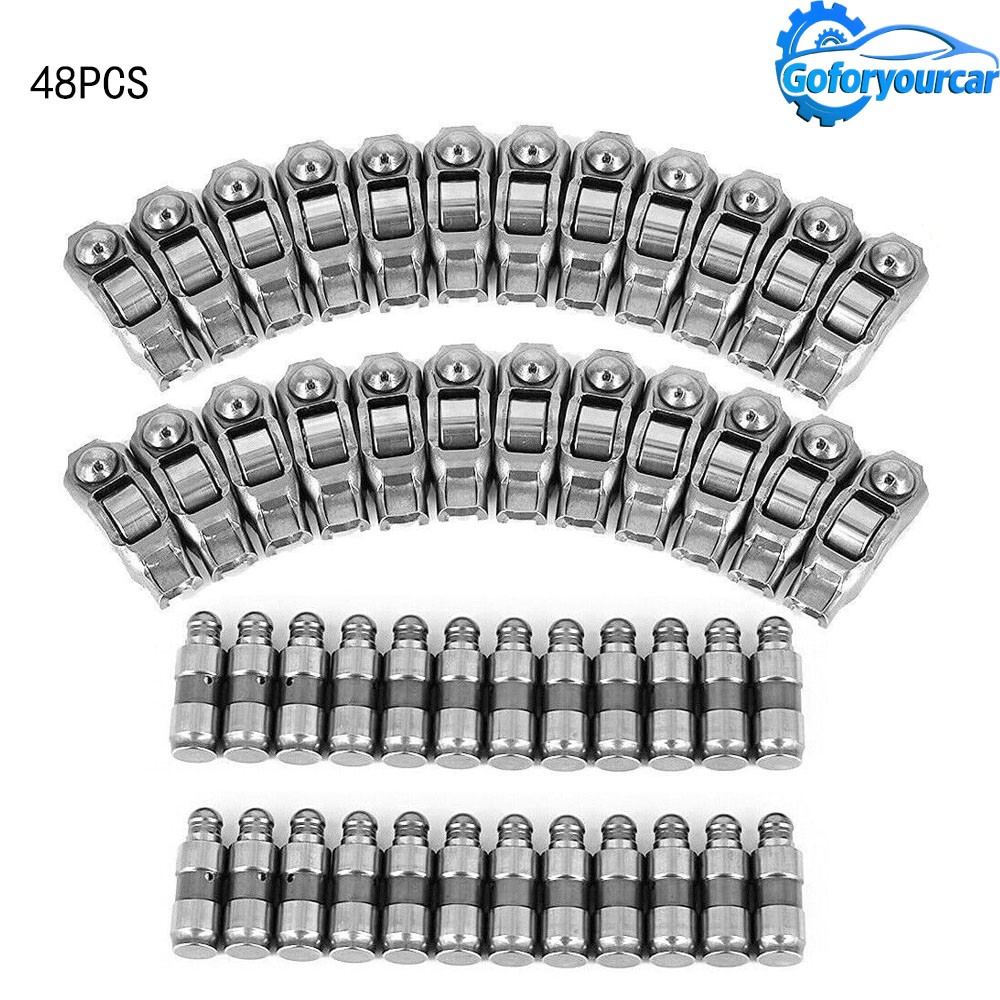 48pcs Rocker Arms & Valve Lifters Kit For 2011-2021 Jeep Dodge Chrysler 3.6L