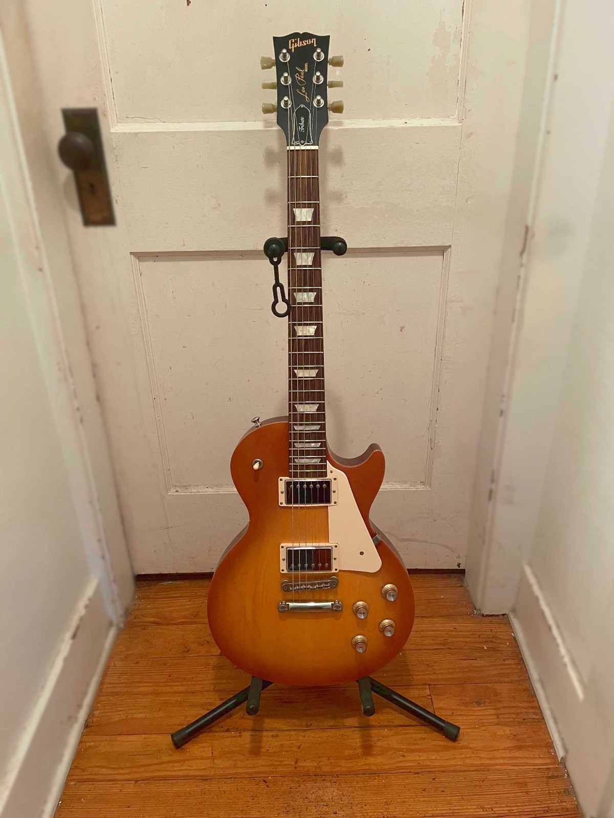 Gibson Les Paul Tribute T 2017 -MADE IN USA- Faded Honey Burst +Gig Bag All Orig Gibson Les Paul Tribute T 2017 -MADE IN USA- Faded Honey Burst +Gig Bag All Orig
