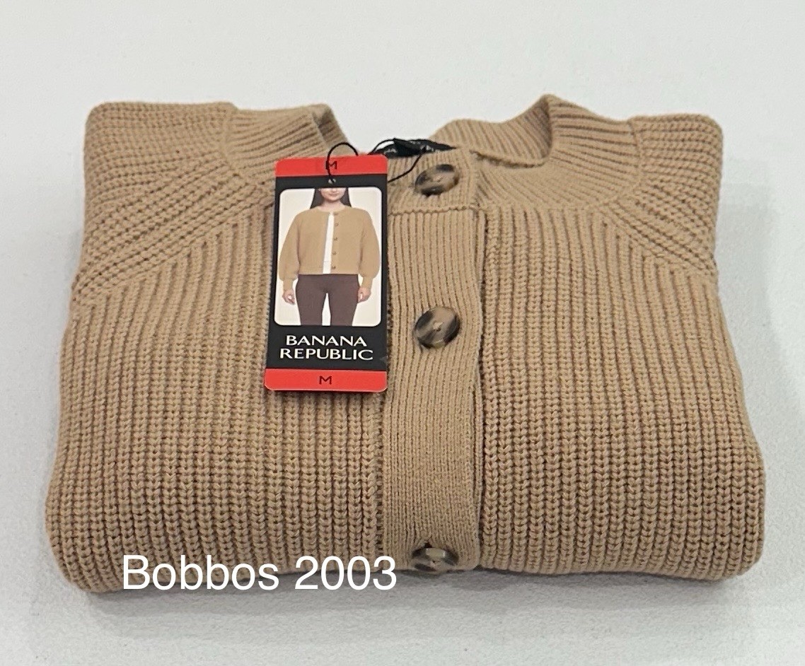 Banana Republic Women\'s Button Front Cardigan, Tan, Size M Banana Republic Women\'s Button Front Cardigan, Tan, Size M