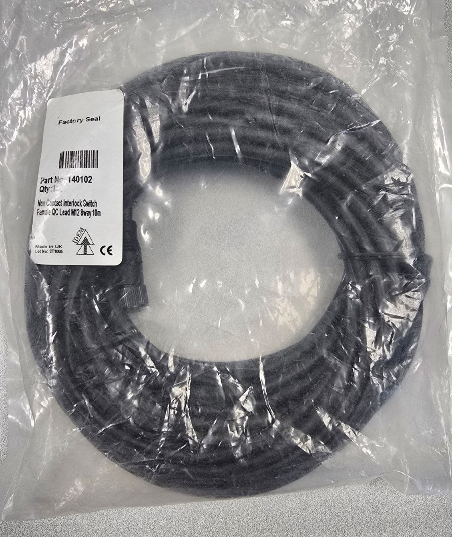 140102 IDEM connection cable, 8-pin female axial M12 quick-disconnect to pigtail 140102 IDEM connection cable, 8-pin female axial M12 quick-disconnect to pigtail