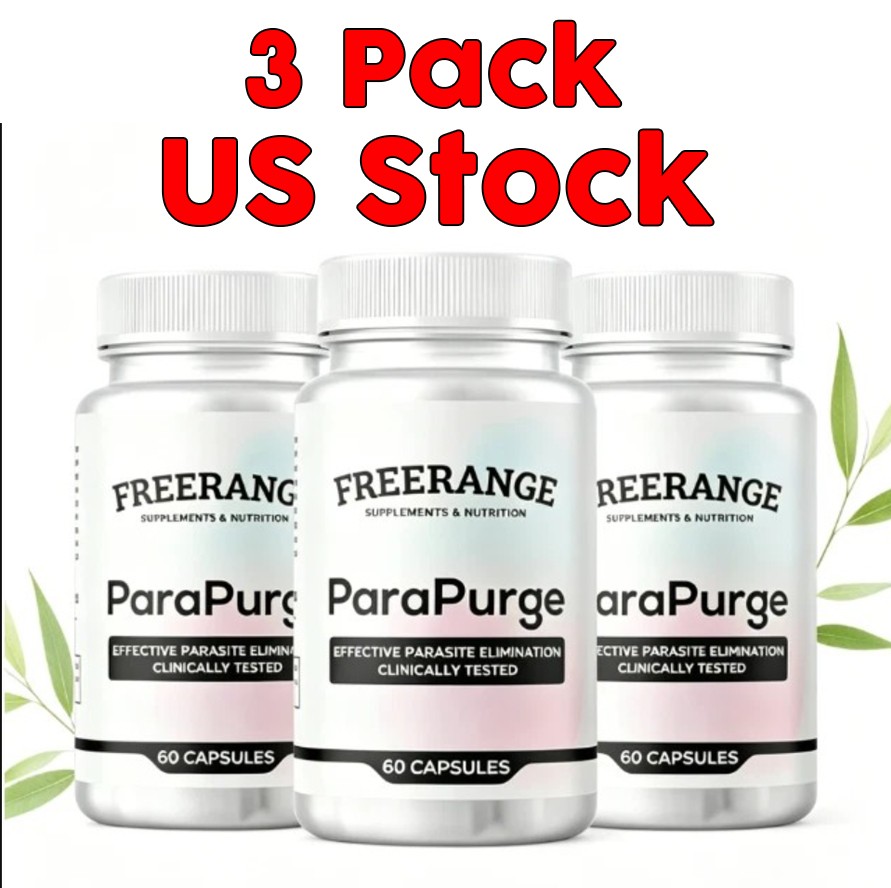 FreeRange ParaPurge Advanced Parasite Cleanser Para Purge  3 Pack / 180 Capsules