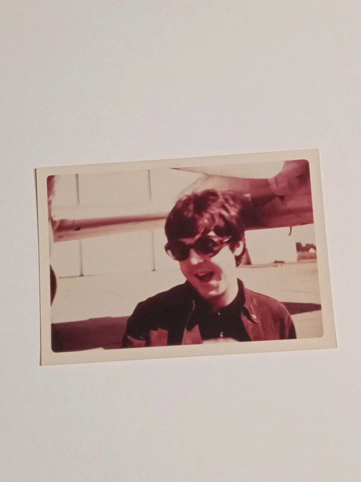 Vintage Beatles Original Photograph 1965 Paul McCartney Near Airplane Vintage Beatles Original Photograph 1965 Paul McCartney Near Airplane