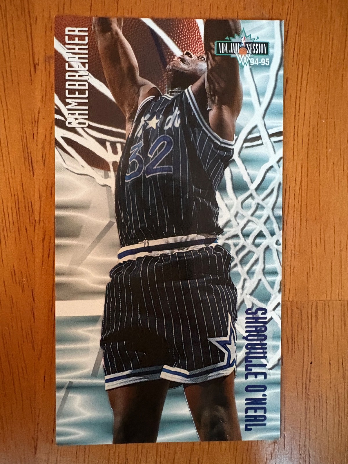 1994-95 Fleer NBA Jam Session‼️SHAQUILLE O\'NEAL‼️Gamebreakers #6