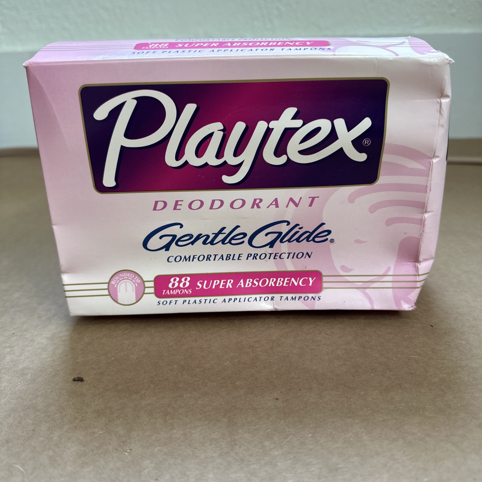 Vintage Playtex Gentle Glide Tampons Deoedorant Super Absorbency 88 Ct READ Vintage Playtex Gentle Glide Tampons Deoedorant Super Absorbency 88 Ct READ