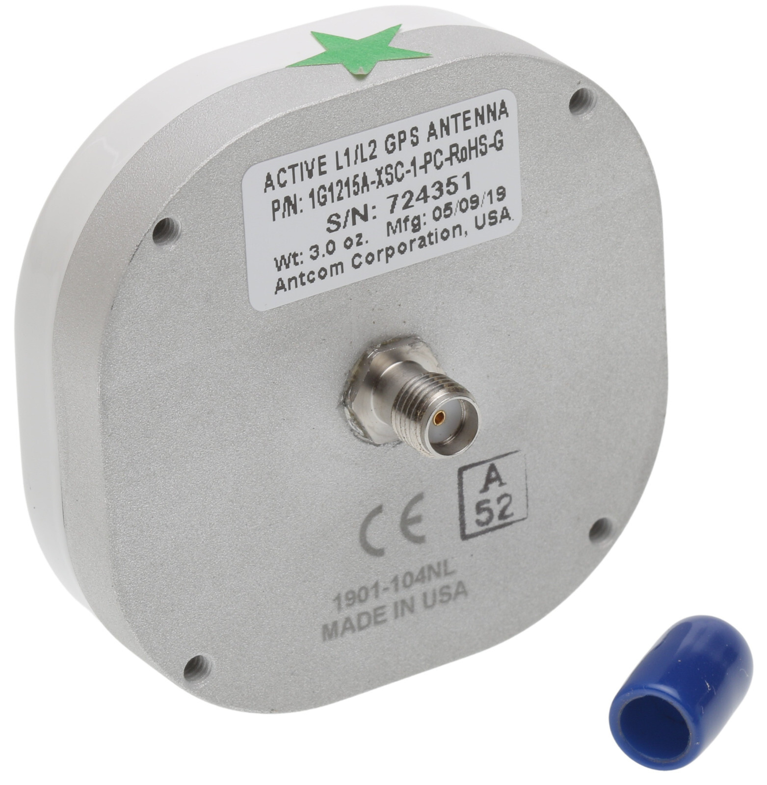 2 Inch GPS Antenna L1/L2 33dB Gain 3.3V 5V 12V or 24V Power SMA Connector - NEW 2 Inch GPS Antenna L1/L2 33dB Gain 3.3V 5V 12V or 24V Power SMA Connector - NEW