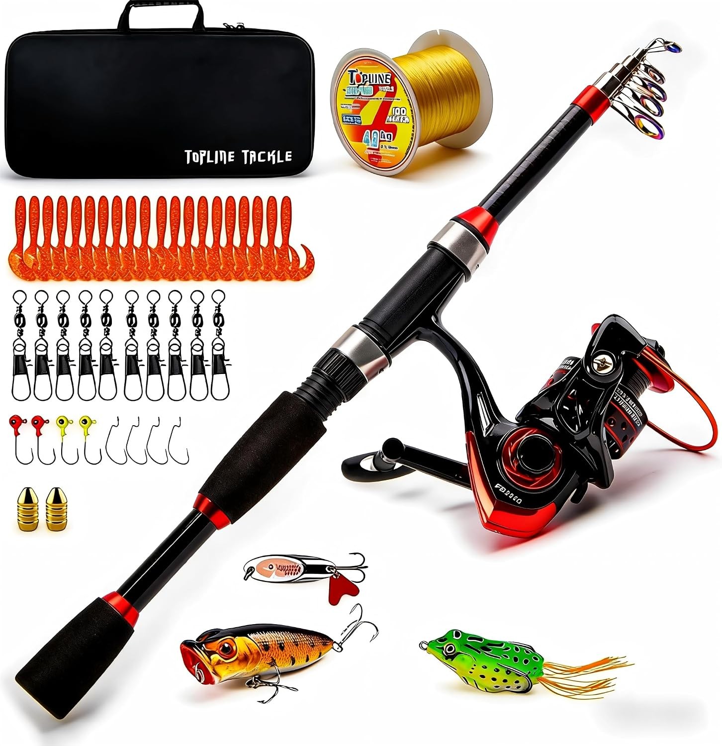 Collapsible Fishing Rod and Reel Combo Telescopic Rod Collapsible Fishing Rod and Reel Combo Telescopic Rod
