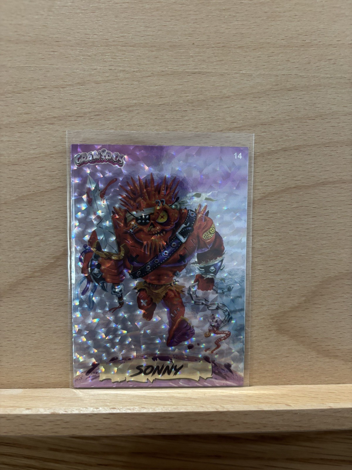 Craniacs SERIES 0 Crackle Chrome Card