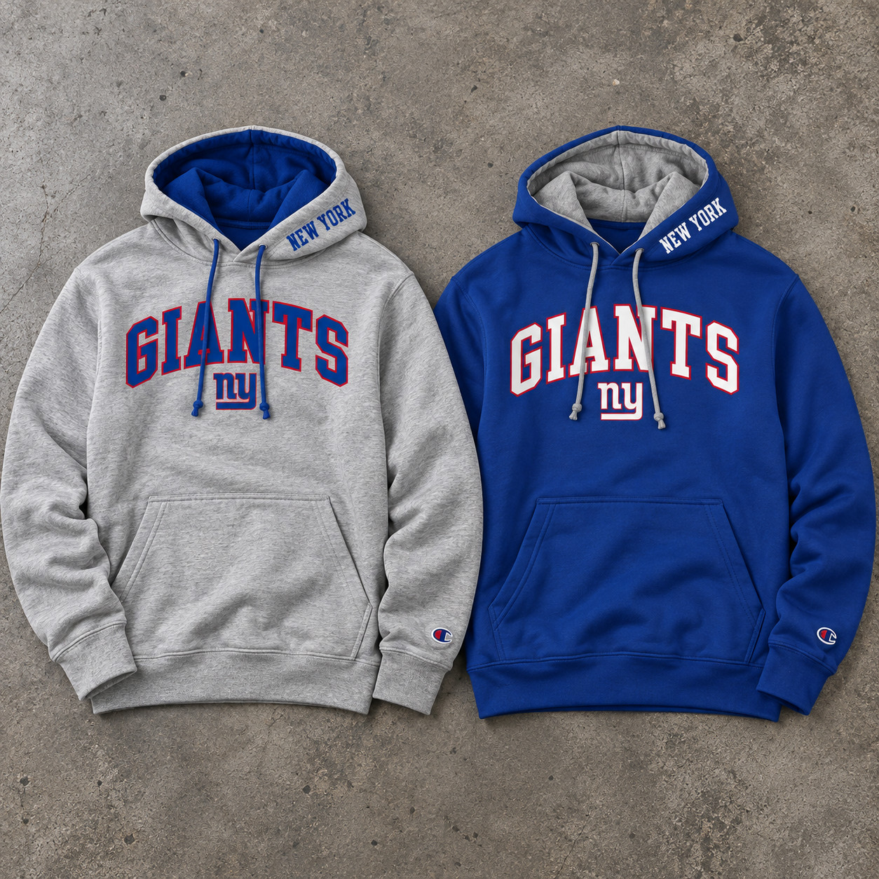 New York Giants Champion Contrast Hoodie, All Colors New York Giants Champion Contrast Hoodie, All Colors