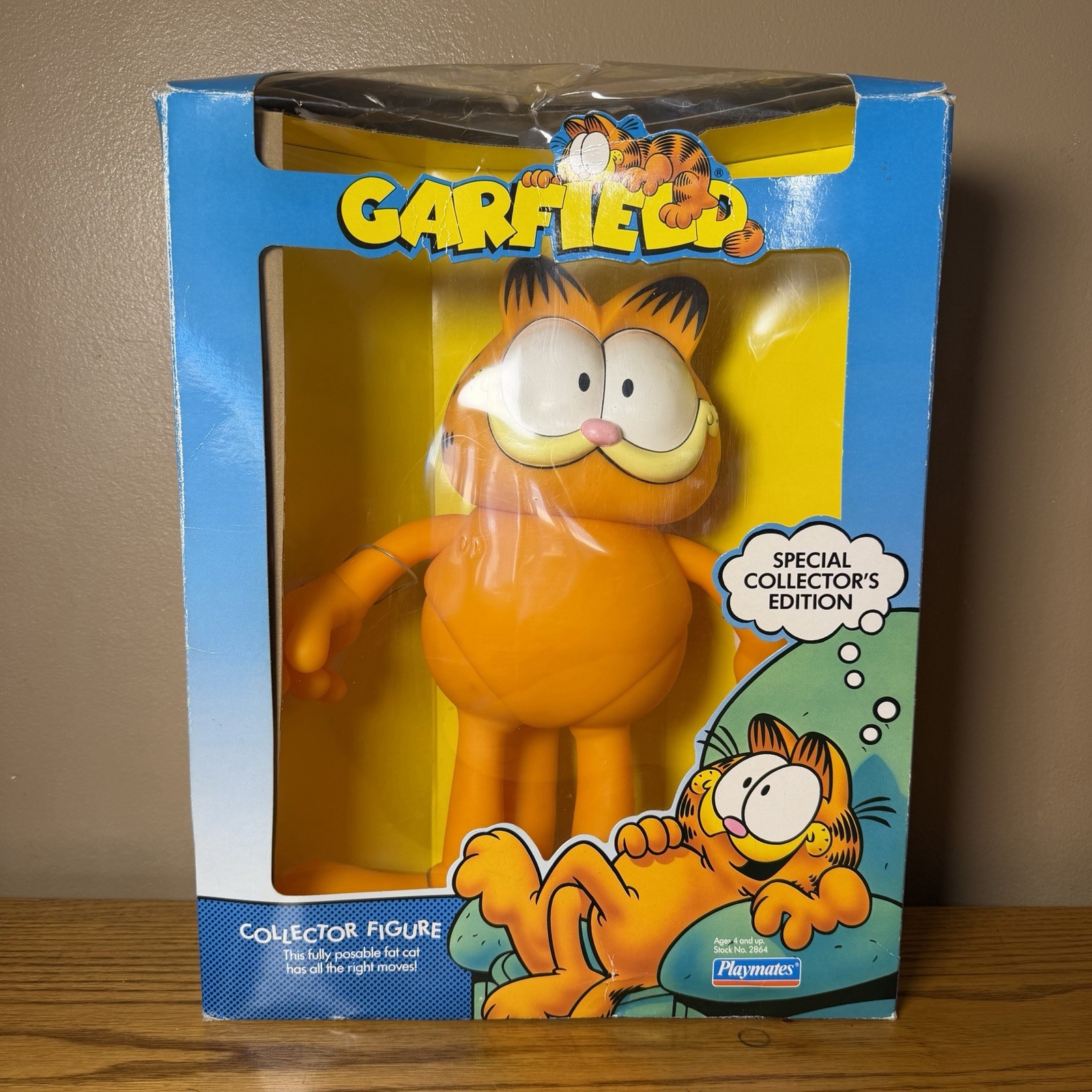 Vintage 1991 Playmates Special Collectors Edition Garfield Figure VERY RARE Vintage 1991 Playmates Special Collectors Edition Garfield Figure VERY RARE