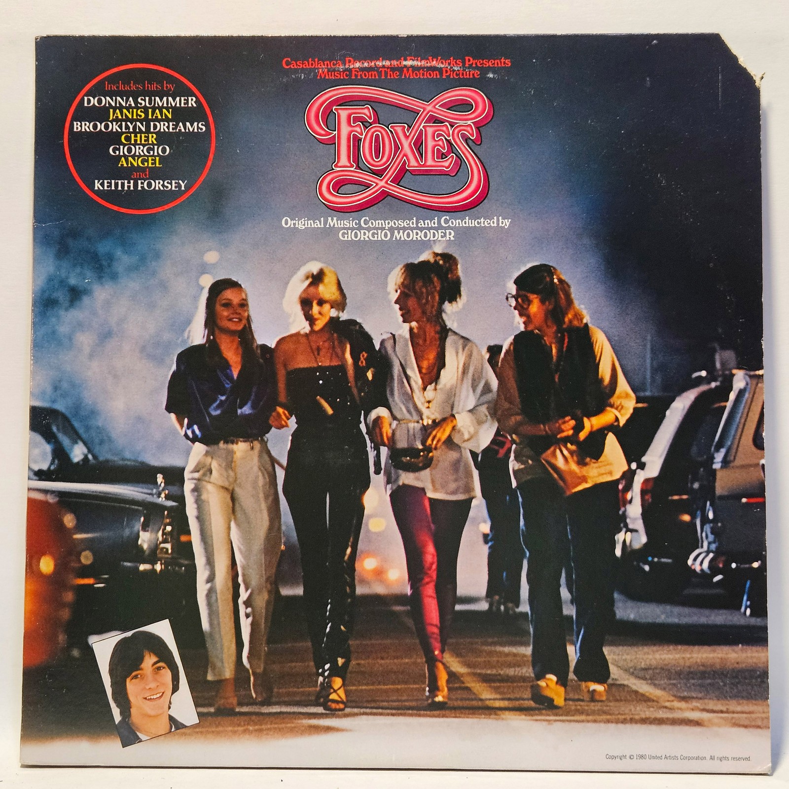 Various - Foxes (Original Soundtrack) - 1980 Electronic - EX - Ultrasonic Clean
