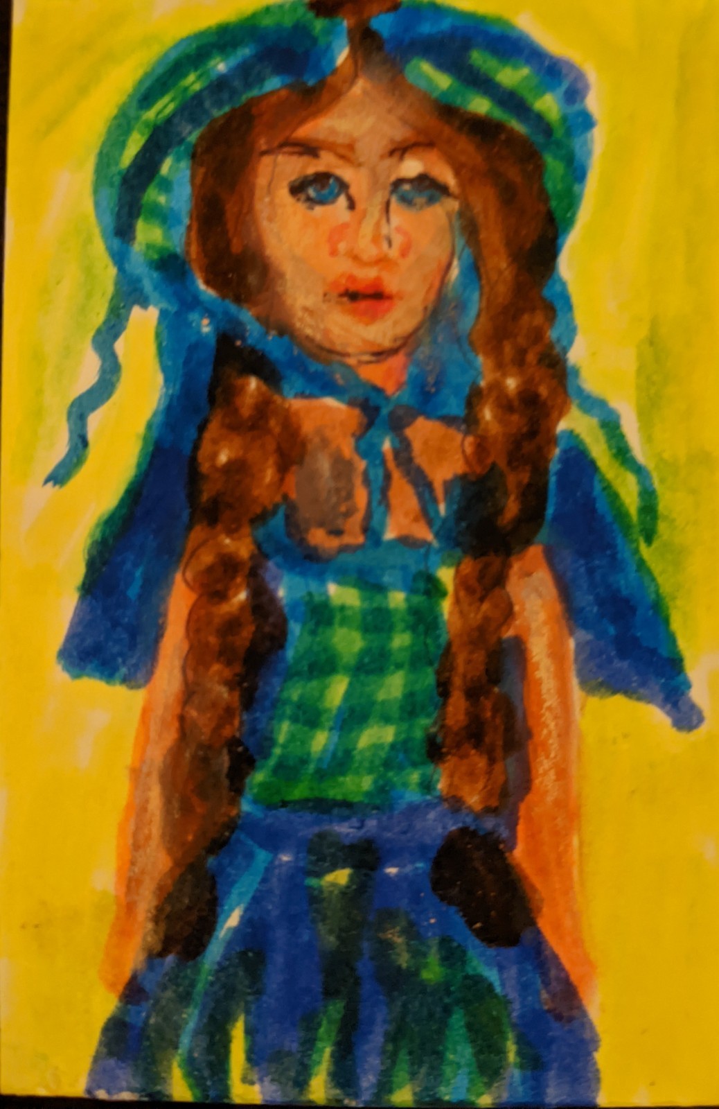 ACEO Art Card Signed Watercolor Painting Markers ACEO Art Card Signed Watercolor Painting Markers