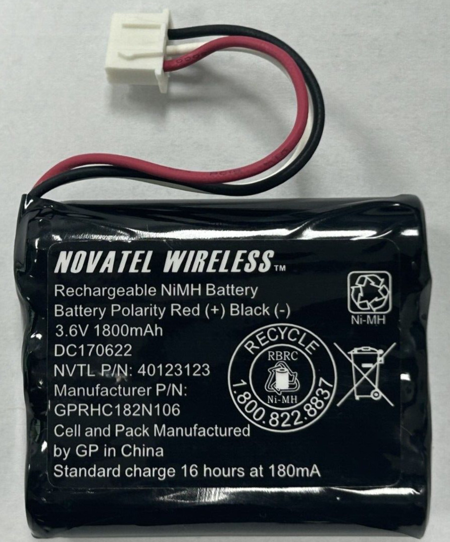 OEM Battery Novatel Verizon Wireless Home Phone T2000 P/N 40123123 1800mAh OEM Battery Novatel Verizon Wireless Home Phone T2000 P/N 40123123 1800mAh
