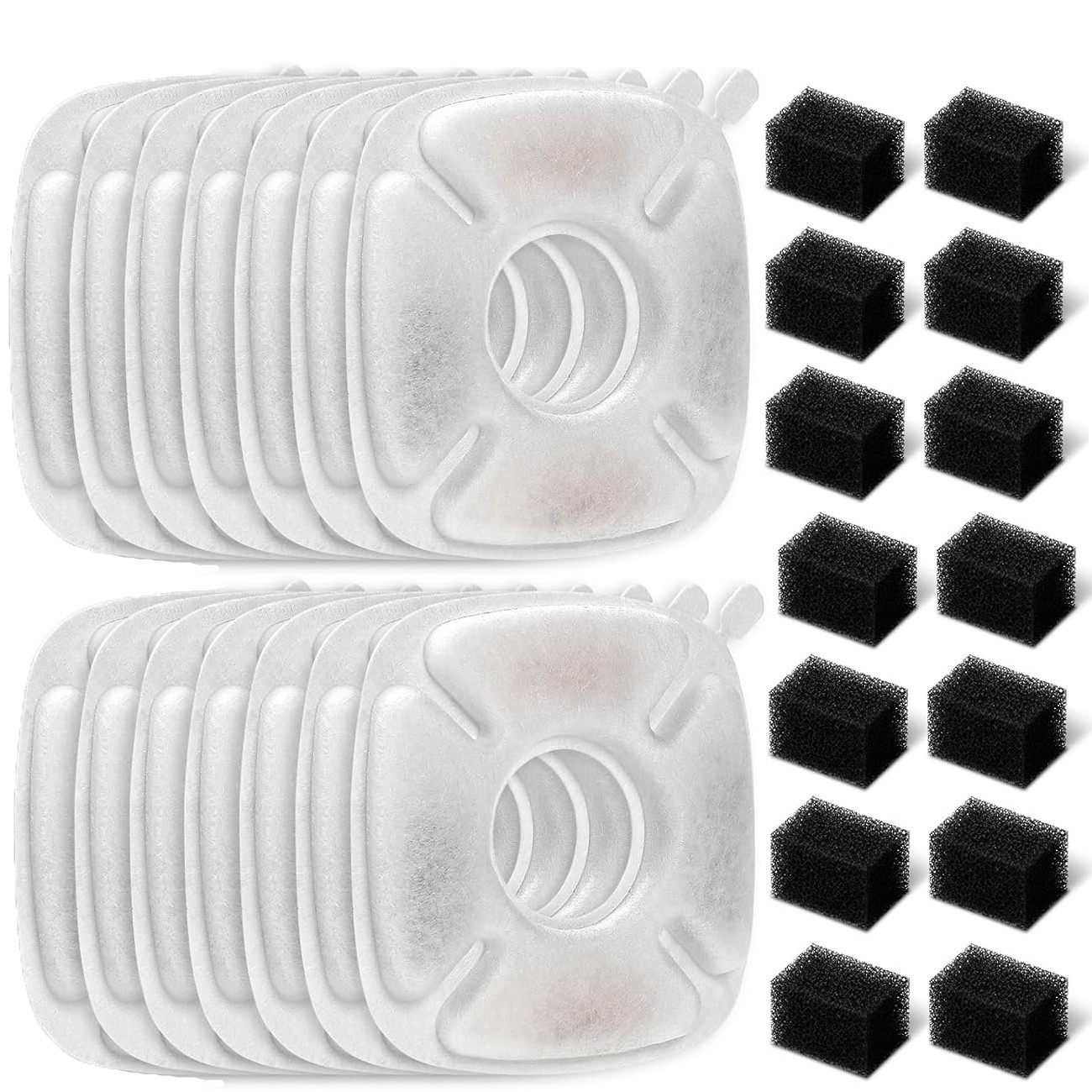 28pcs Replacement Filters Fits for Veken 95/67/135oz Pet Cat Dog Water Fountain