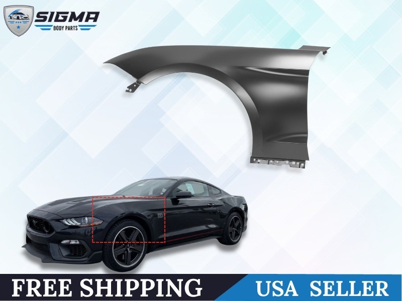 For 2018-2023 Ford Mustang Front Left Driver Side Aluminum Fender Panel