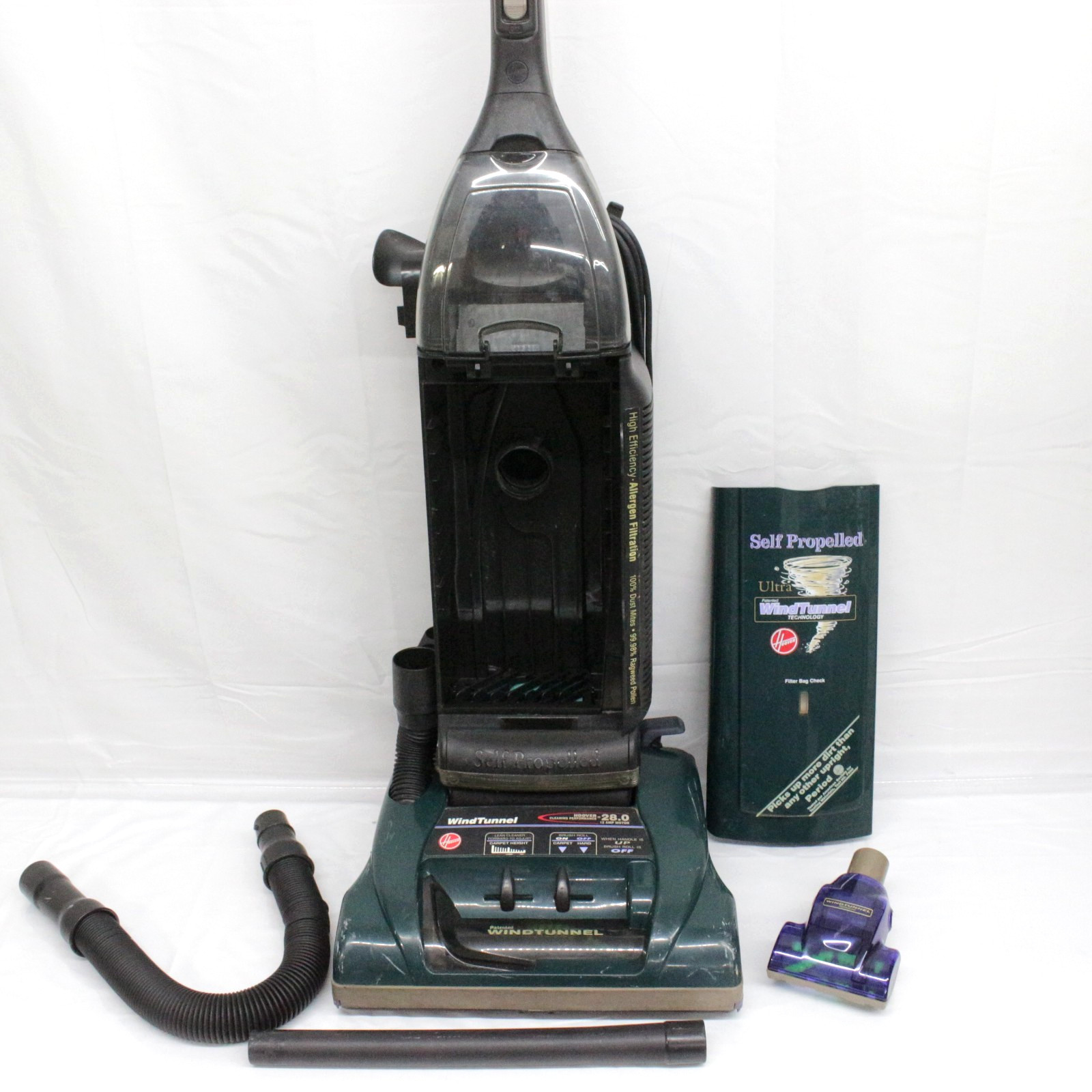 Hoover Windtunnel Self Propelled Bagged Vacuum Cleaner U6430-900 Tested Working Hoover Windtunnel Self Propelled Bagged Vacuum Cleaner U6430-900 Tested Working