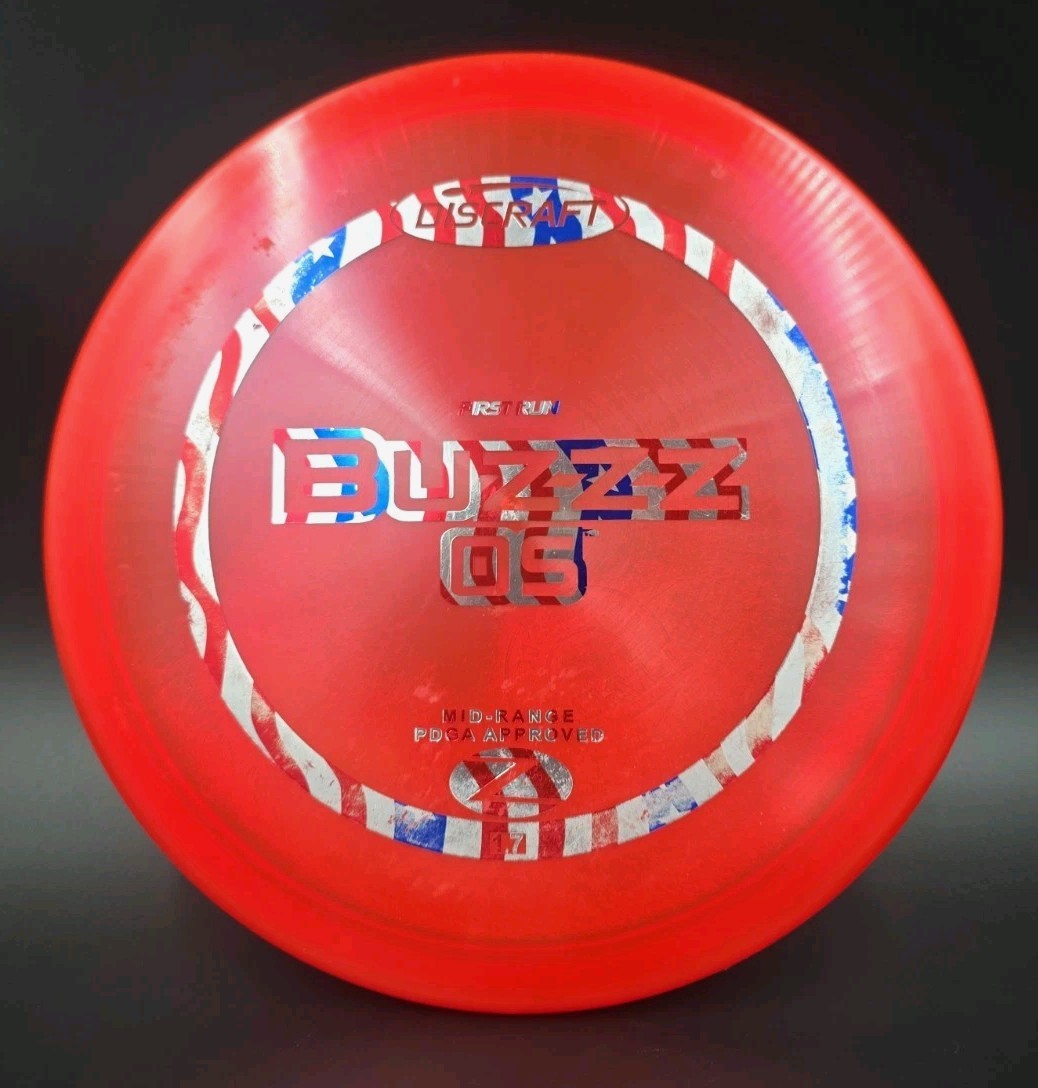 RARE Discraft Buzzz OS First Run 182g Red American Flag Foil Misprint 2014
