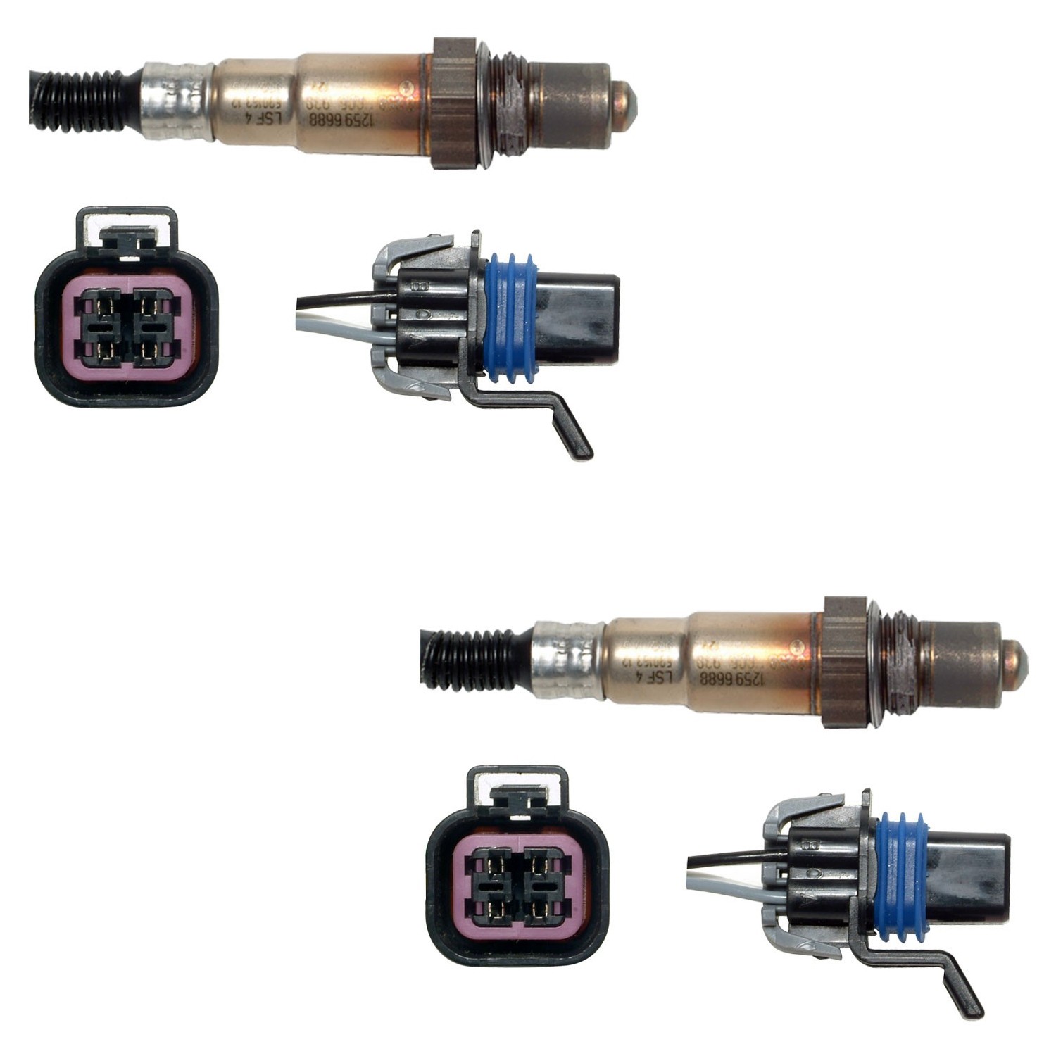 Denso 2pc Downstream Oxygen Sensor Set For Equinox Torrent XL-7