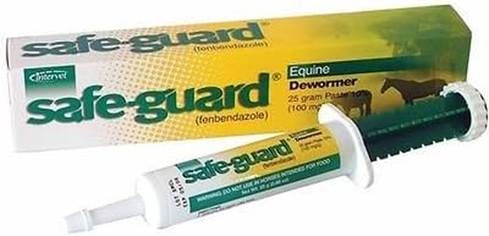 Safe-Guard Equine Paste 10% Fenbendazole Horse Wormer Control Lungworm Stomach a