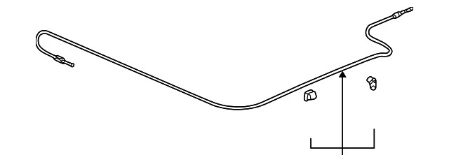 Genuine Honda Release Cable 74130-S84-A01