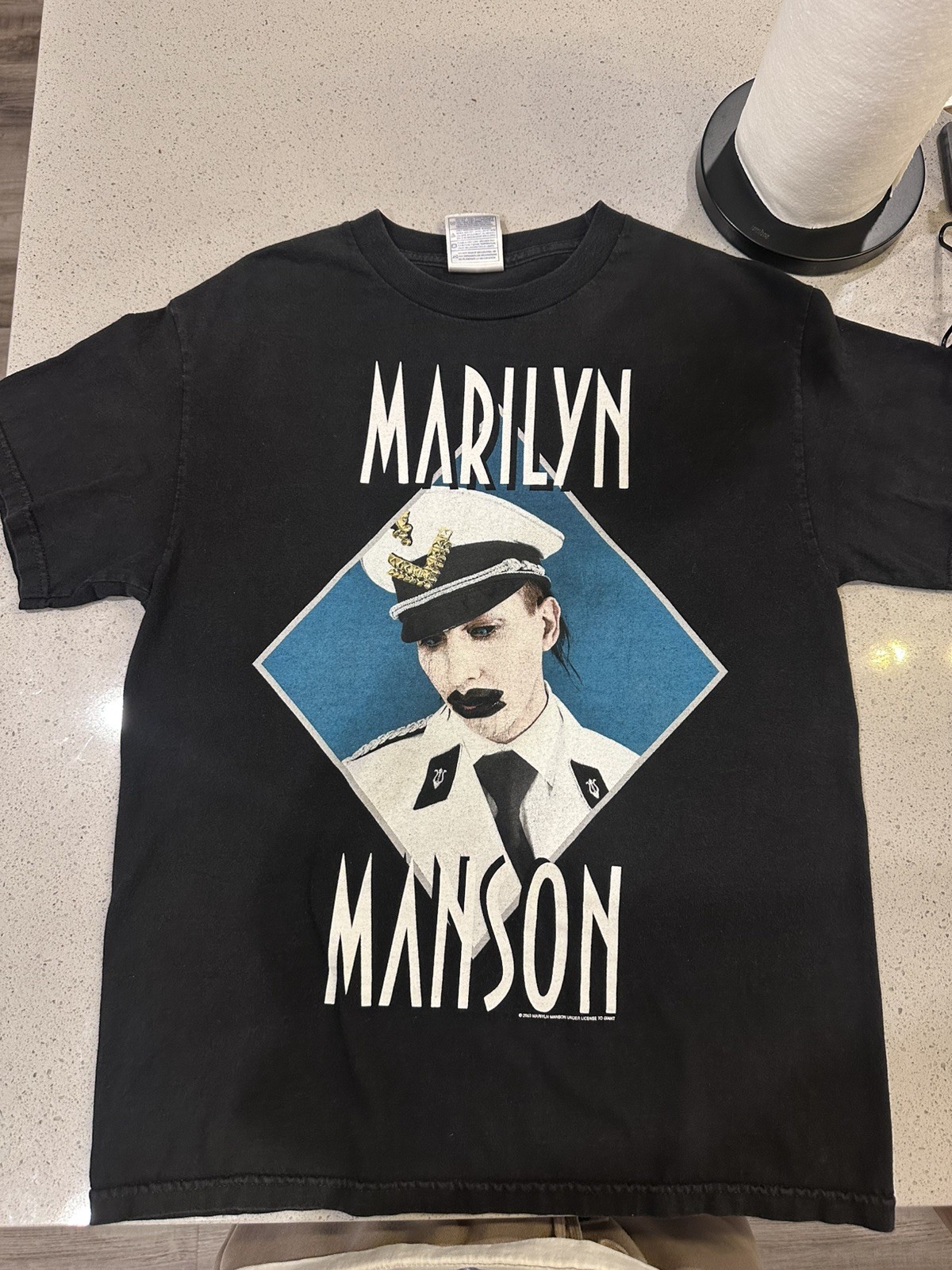 Marilyn Manson 2003 Vintage Grotesk Burlesk Tour Men\'s T-Shirt Size M