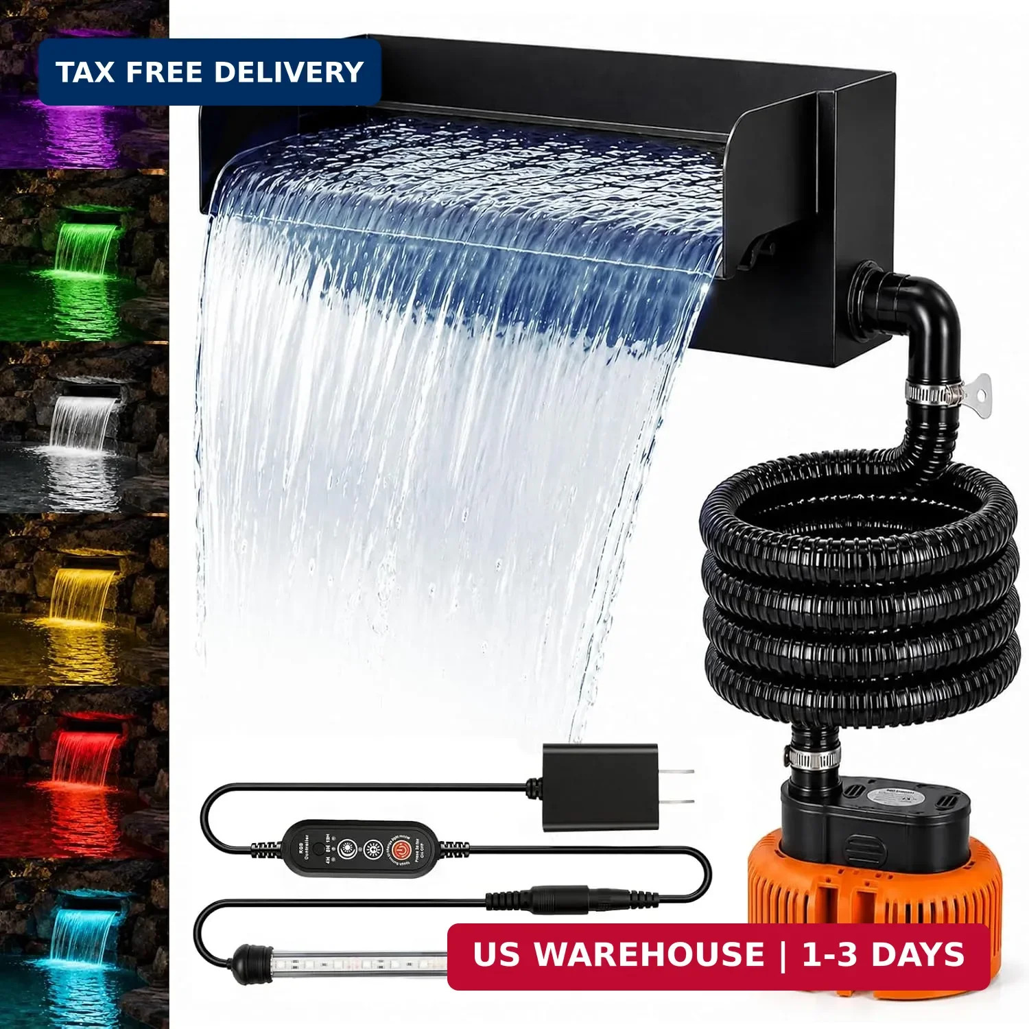 All-in-1 Pond Waterfall Spillway Kit, 12