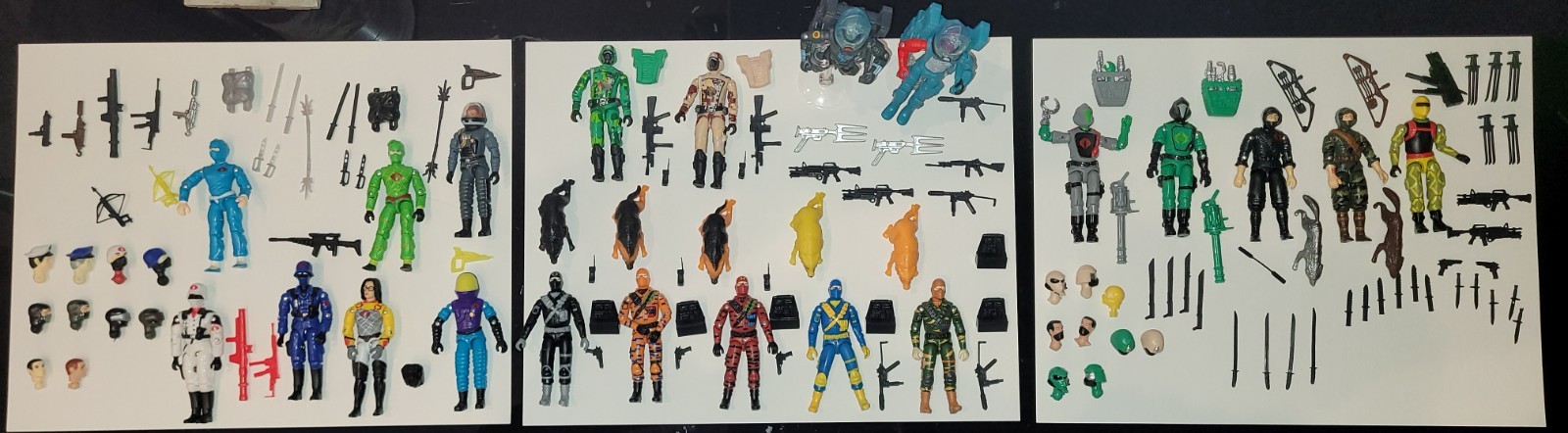 Huge Lot 21 Black Major and Lady Jaye Customs with accessories GI Joe Cobra... Huge Lot 21 Black Major and Lady Jaye Customs with accessories GI Joe Cobra...