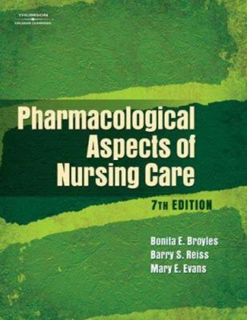Pharmacological Aspects of Nursing Care Perfect Pharmacological Aspects of Nursing Care Perfect