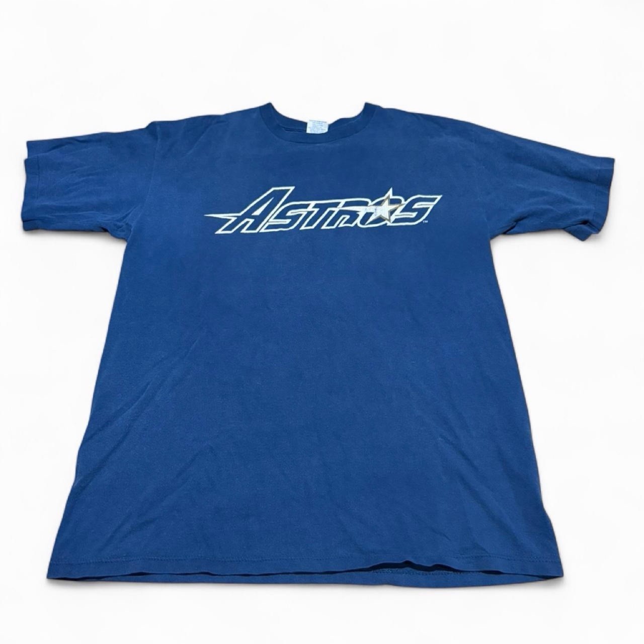 Houston Astros 1994 Craig Biggio Starter Vintage Navy Blue T Shirt Men’s Large Houston Astros 1994 Craig Biggio Starter Vintage Navy Blue T Shirt Men’s Large