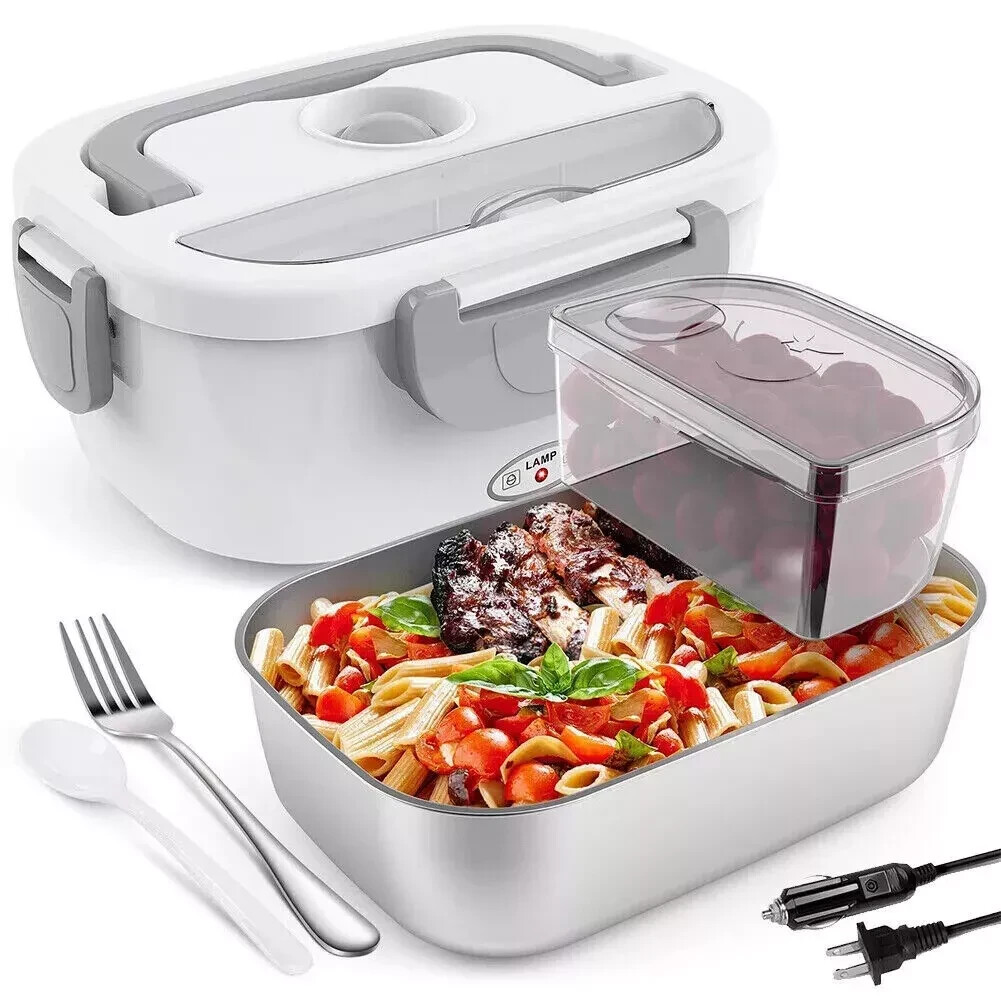 1.5L Electric Heating Lunch Box Portable for Car Office Food Warmer Container US 1.5L Electric Heating Lunch Box Portable for Car Office Food Warmer Container US
