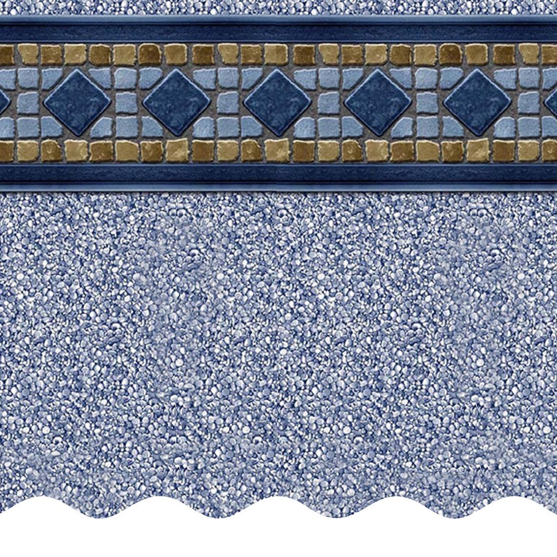 SmartLine 24' x 48” Round Unibead 25 Gauge Swimming Pool Liner - Choose Pattern