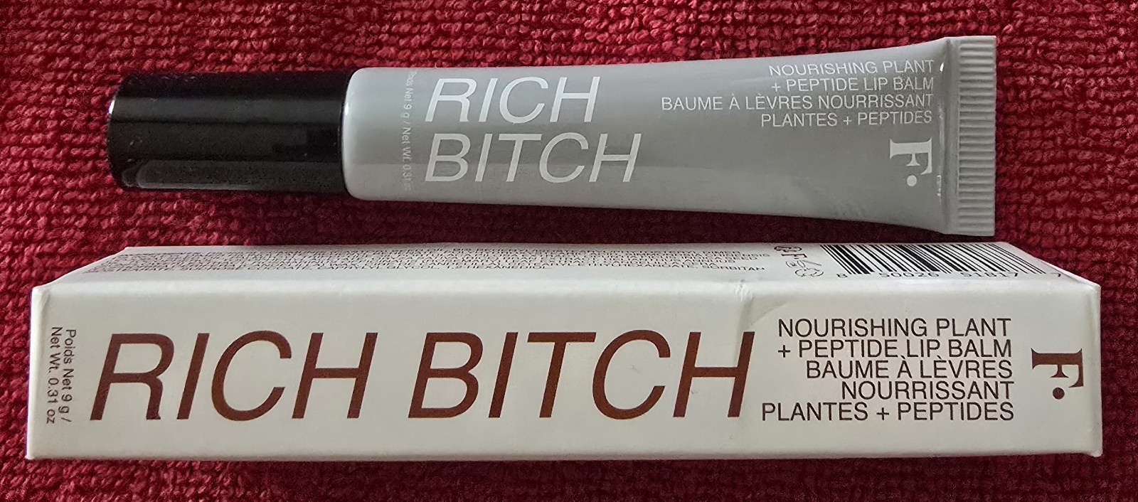 Rich B*tch, Nourishing Plant + Peptide Lip Balm, 0.31 oz, Brand New In Box