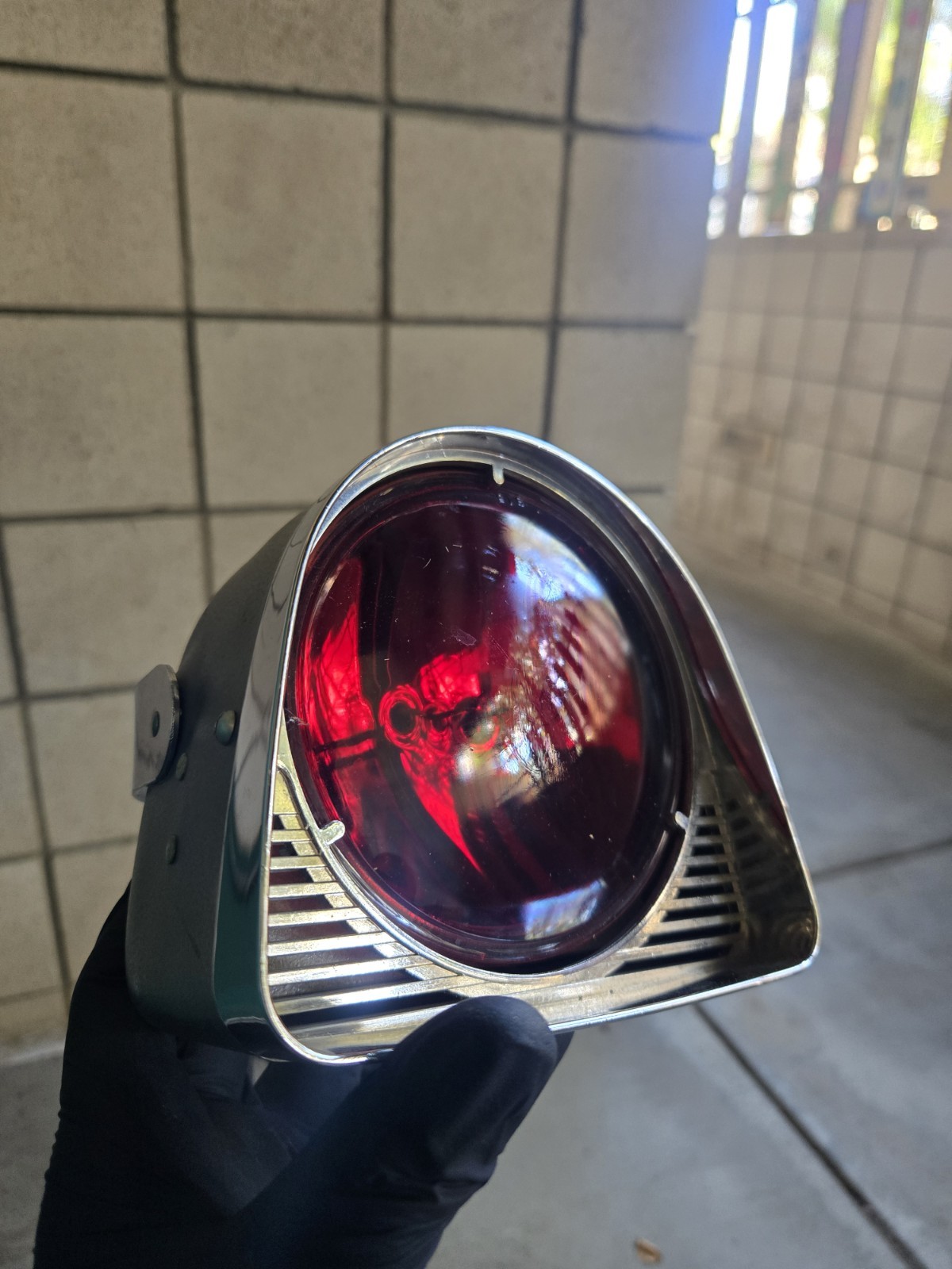 1960 HEADLIGHT Harley Vintage Bates Knucklehead Panhead Sportster Fog Chopper
