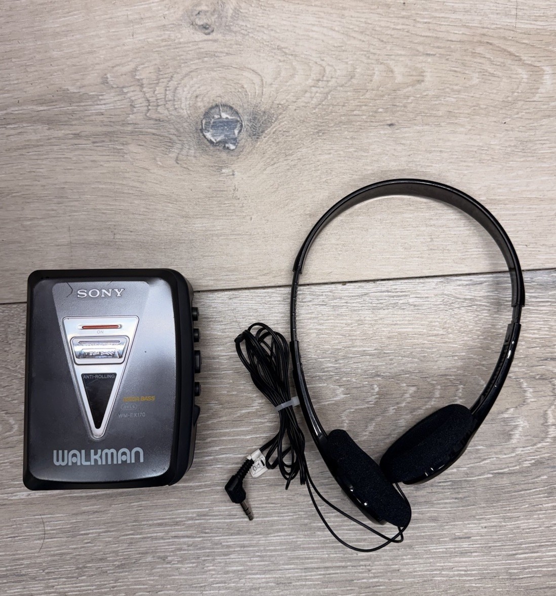 Sony Walkman WM-EX170 Mega Bass Cassette Player New Belt Reconditioned