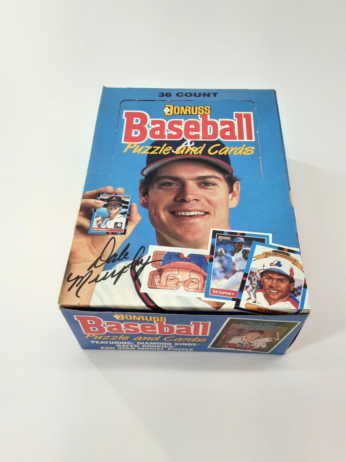 1988 Donruss Baseball Wax Box 36 Unopened Packs Glavine Alomar RC