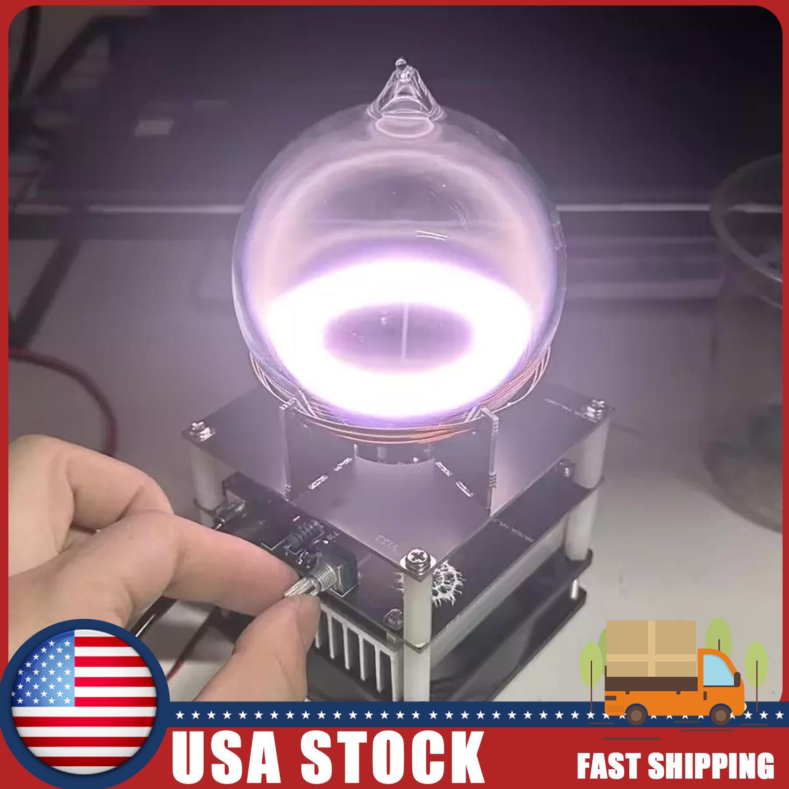 Blue-white Plasma Toroid Drive Circuit Xenon Gas Ring Tokamak Ark Reactor Globe