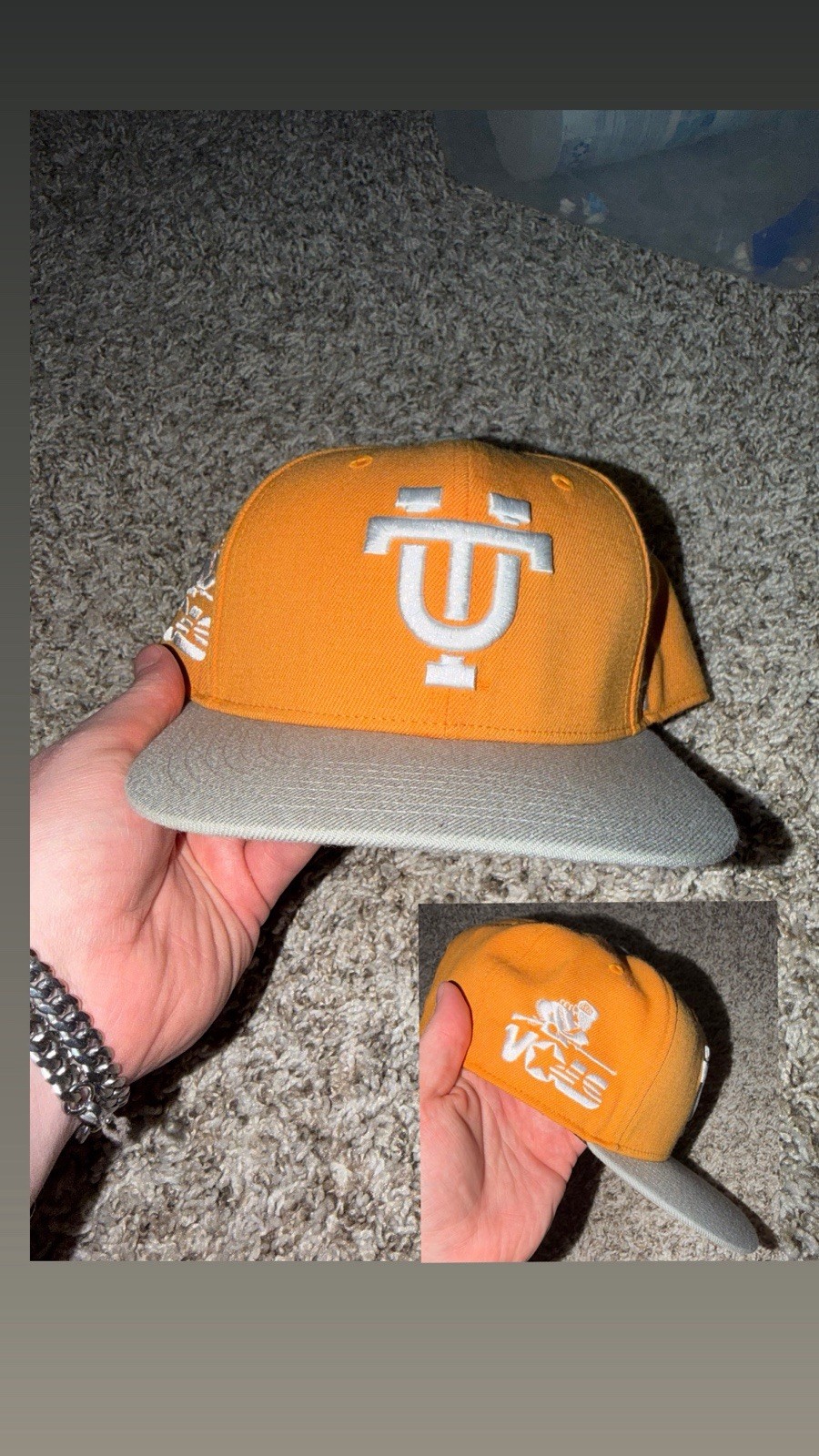 Tennessee Volunteers \'47 Throwback Logo Orange Adjustable Snapback Hat VTG Style Tennessee Volunteers \'47 Throwback Logo Orange Adjustable Snapback Hat VTG Style