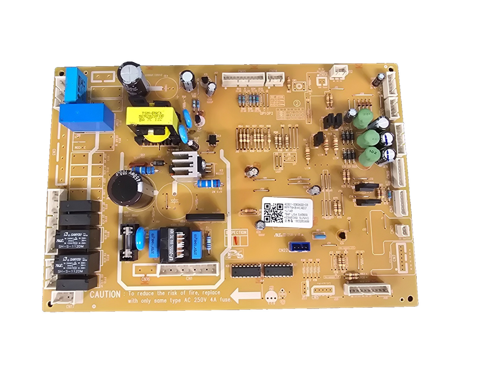 Kenmore Daewoo Refrigerator 40301-0063422-03 Main Board X54 Kenmore Daewoo Refrigerator 40301-0063422-03 Main Board X54